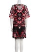 Kobi Halperin Printed Embroidered Accent Skirt Set