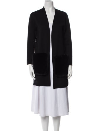 Kobi Halperin Striped Open Front Sweater