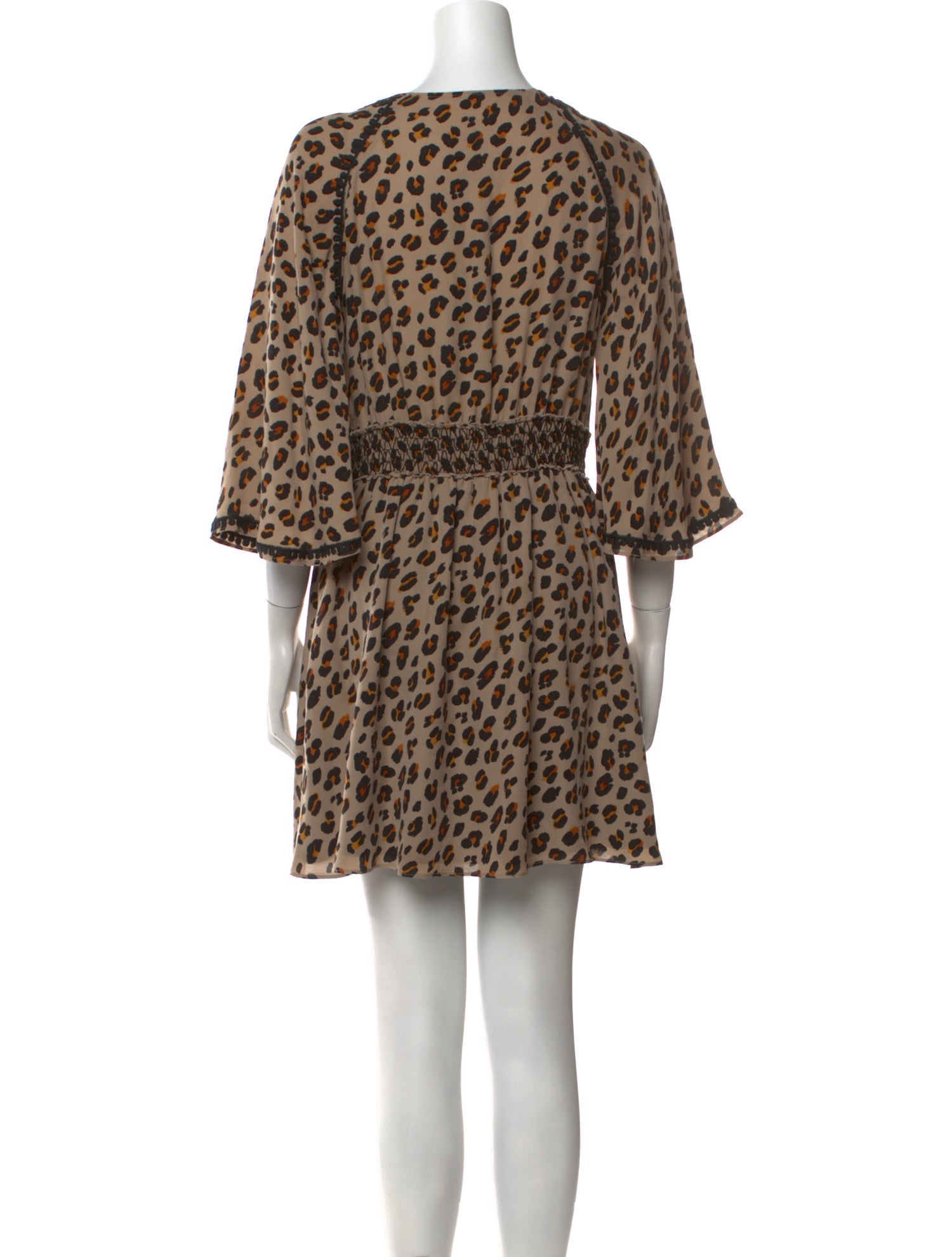 Kobi Halperin Animal Print Mini Dress