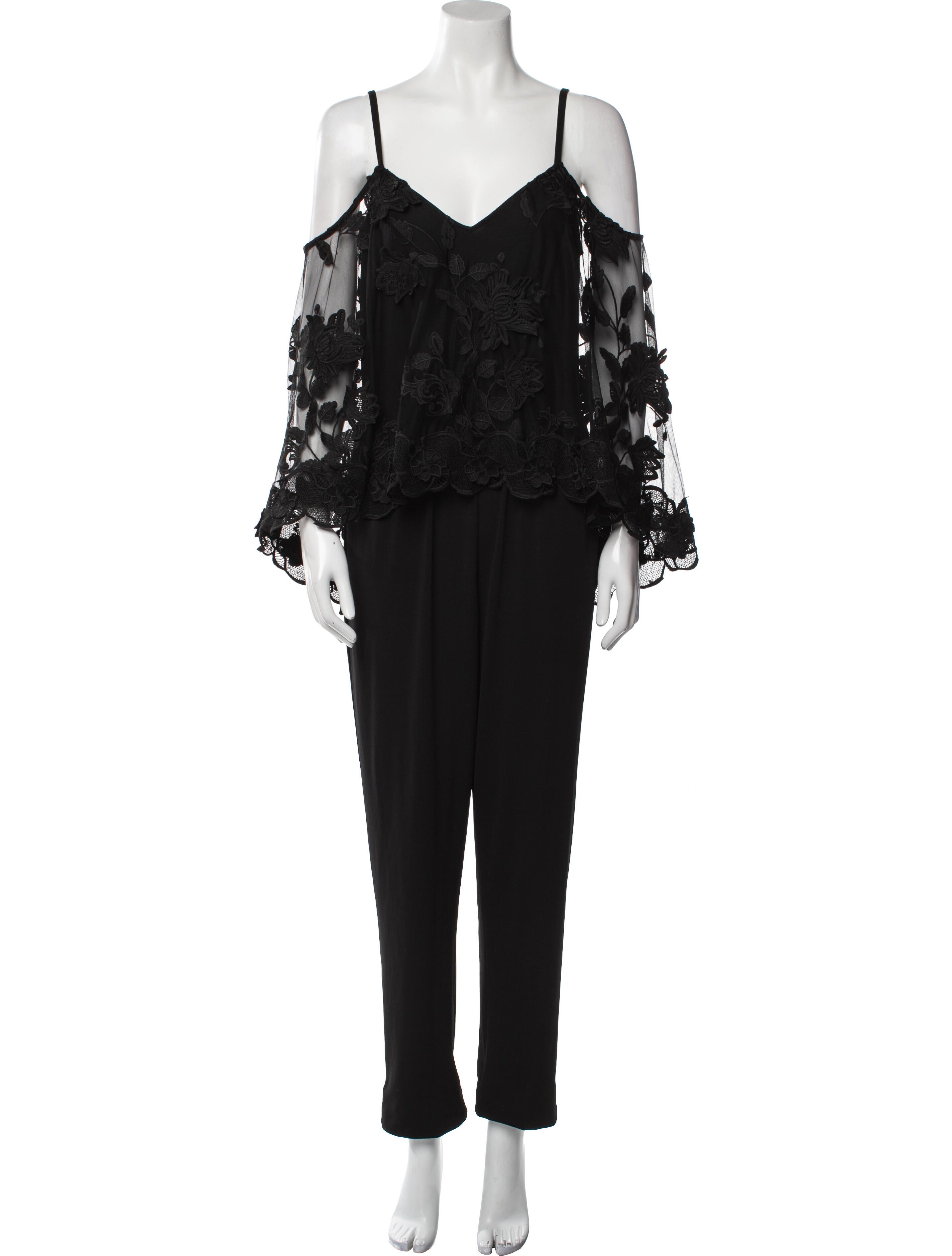 Kobi Halperin Floral Print V-Neck Jumpsuit