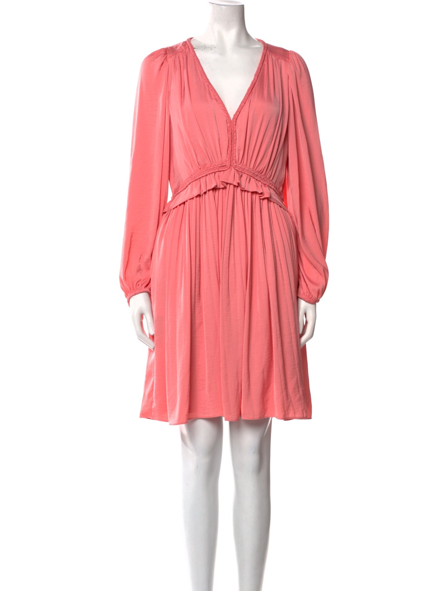 Kobi Halperin V-Neck Knee-Length Dress