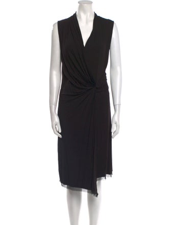 Kobi Halperin V-Neck Midi Length Dress