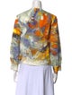Kobi Halperin Printed V-Neck Blouse