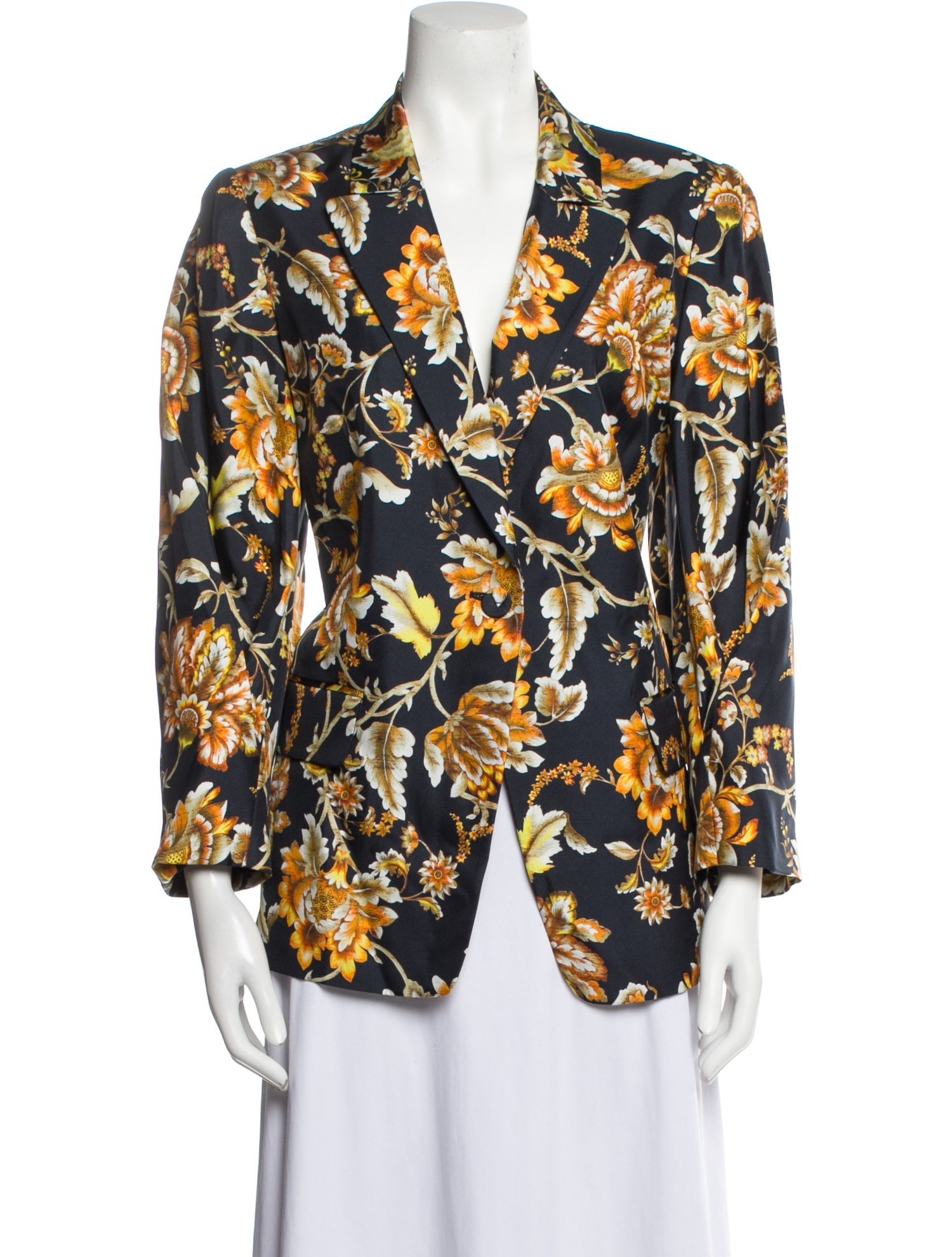 Kobi Halperin Silk Floral Print Blazer w/ Tags