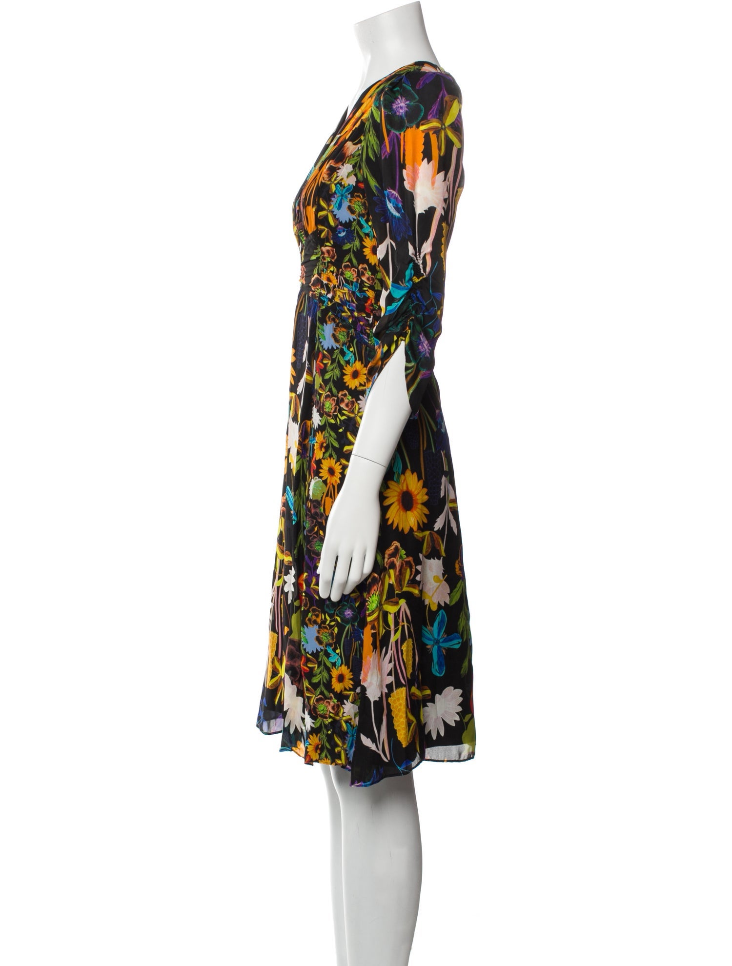 Kobi Halperin Floral Print Knee-Length Dress