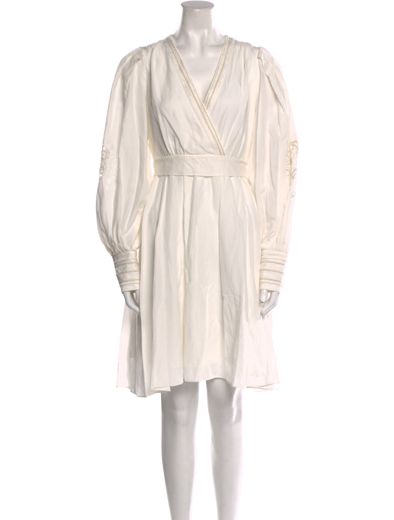Kobi Halperin V-Neck Knee-Length Dress