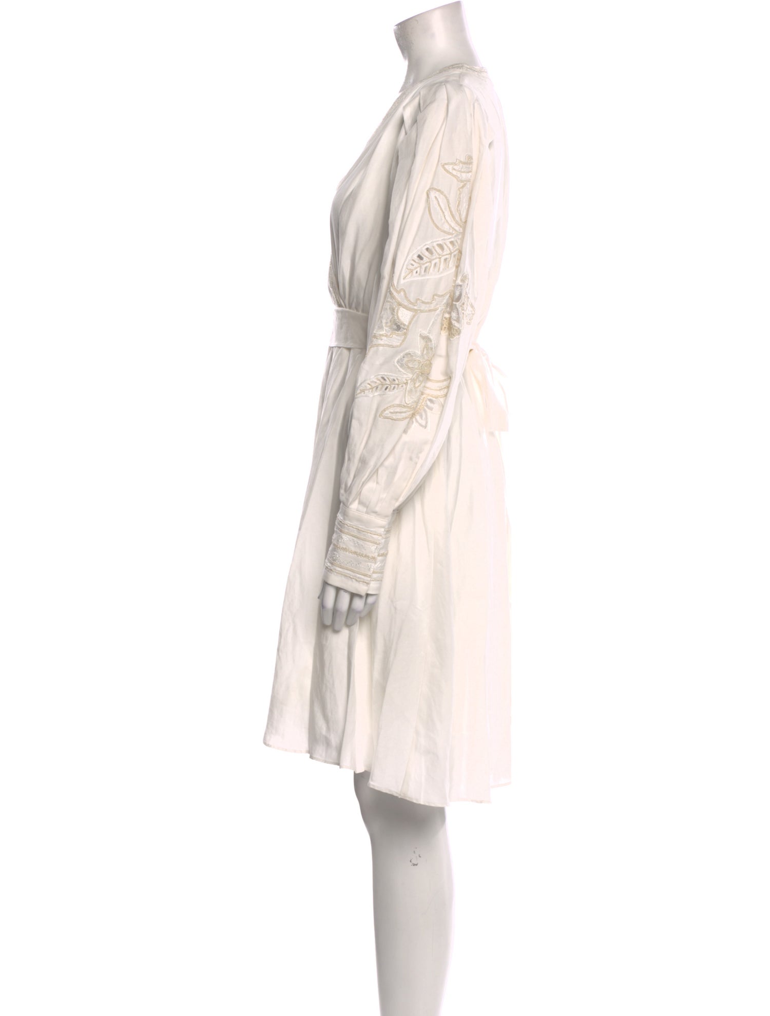 Kobi Halperin V-Neck Knee-Length Dress