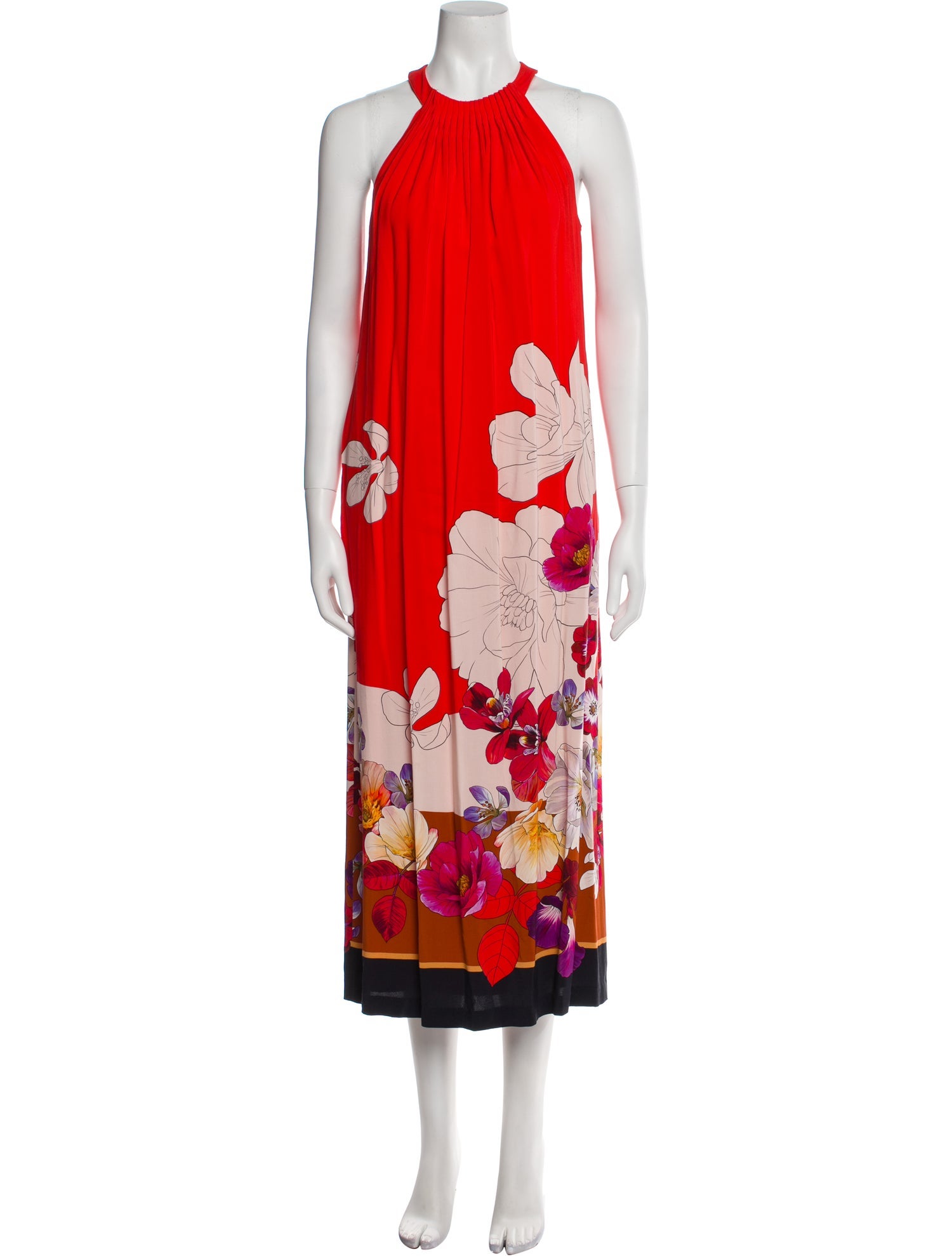 Kobi Halperin Floral Print Long Dress