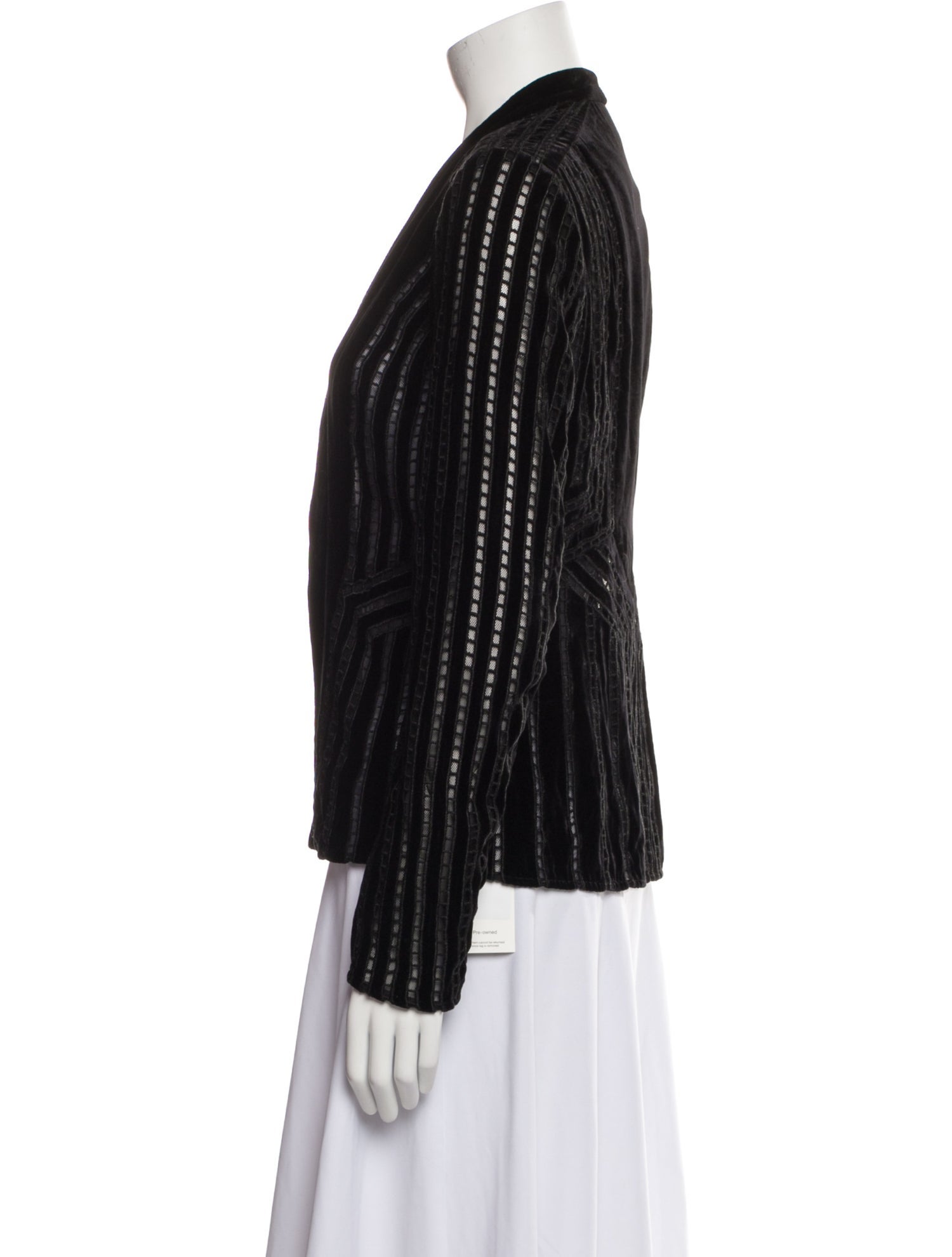 Kobi Halperin Striped Evening Jacket