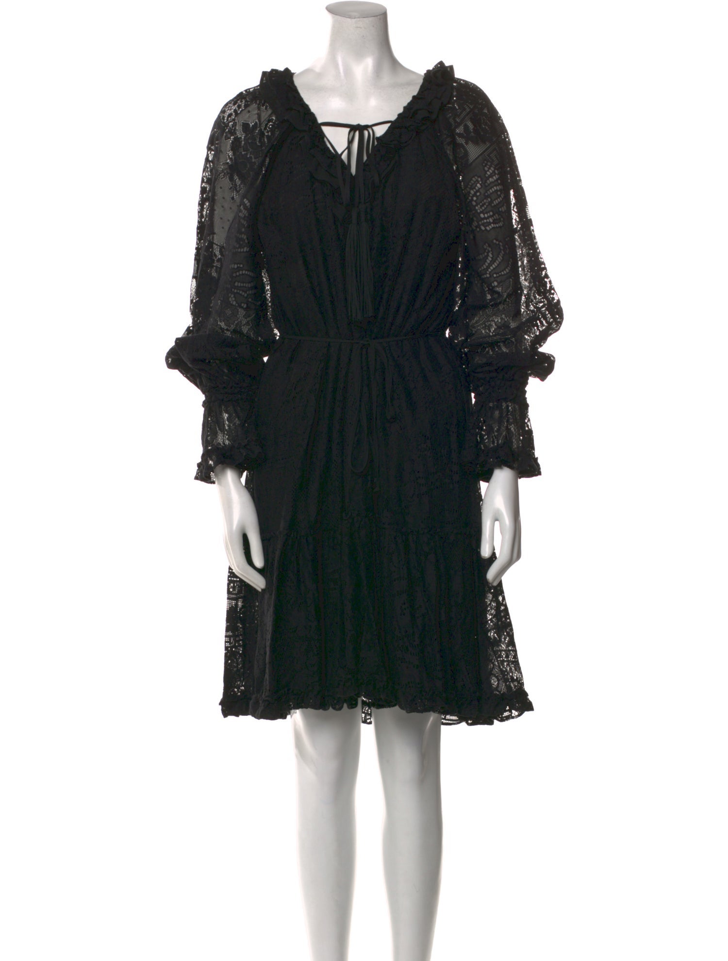Kobi Halperin Tie Neck Knee-Length Dress