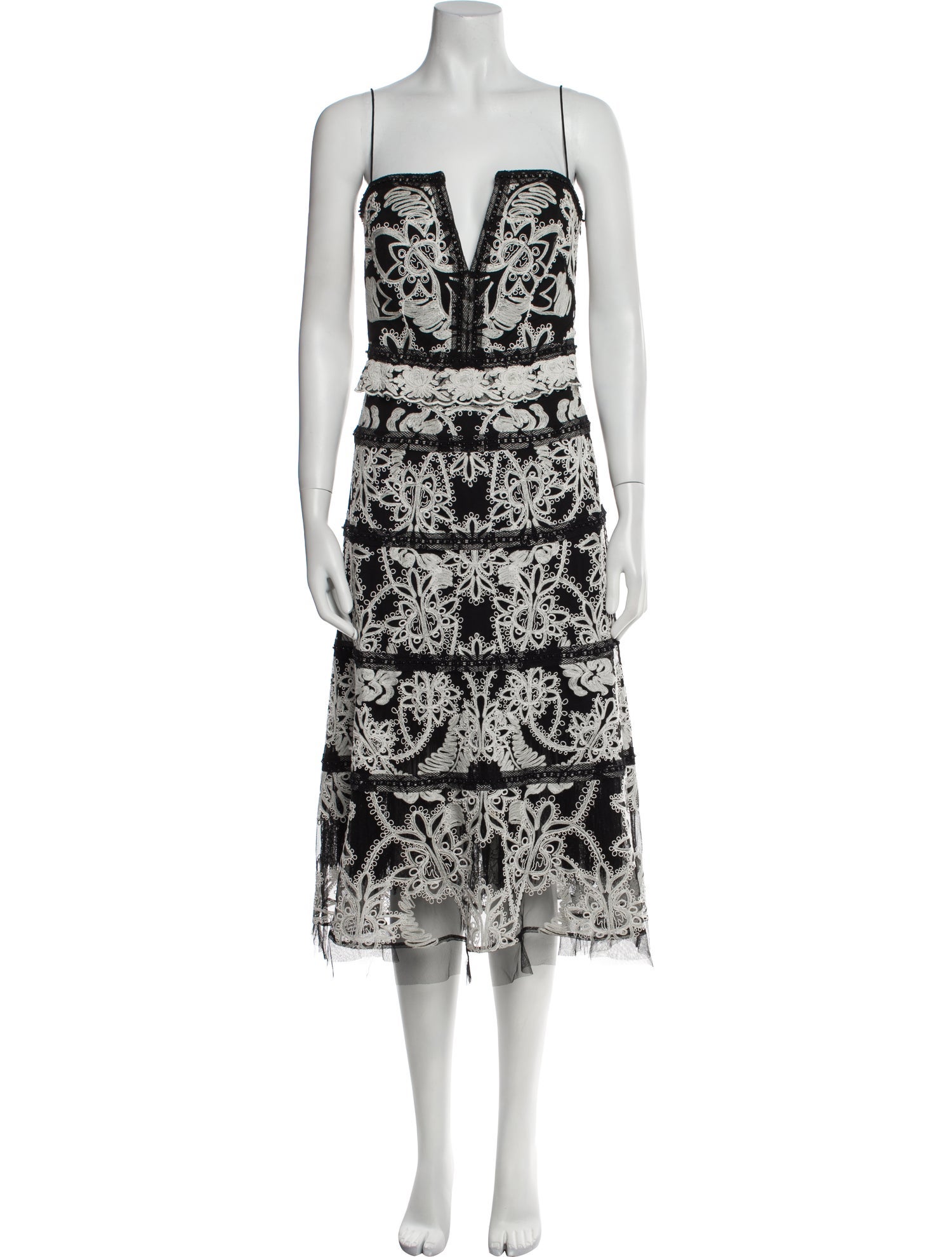 Kobi Halperin Printed Midi Length Dress