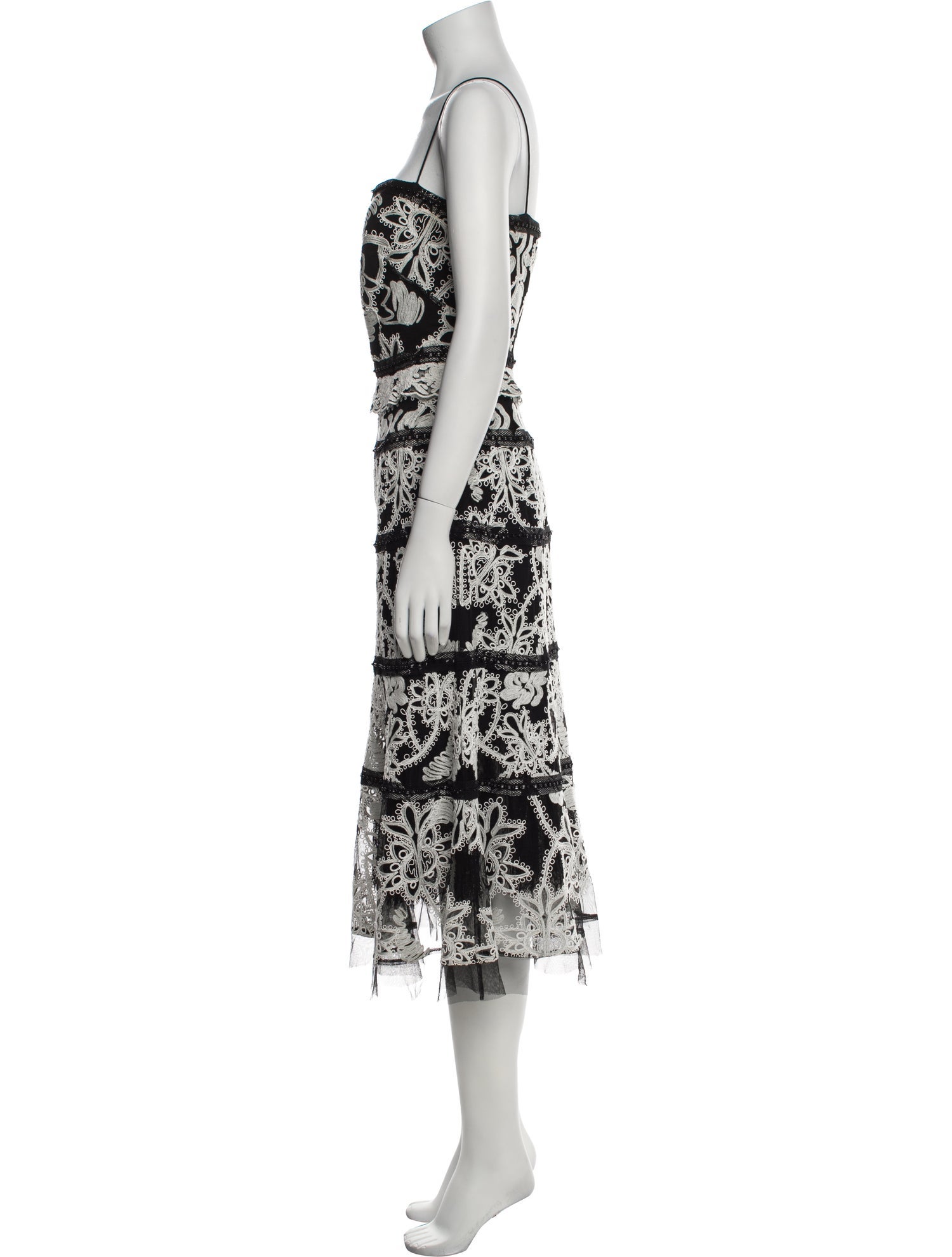 Kobi Halperin Printed Midi Length Dress