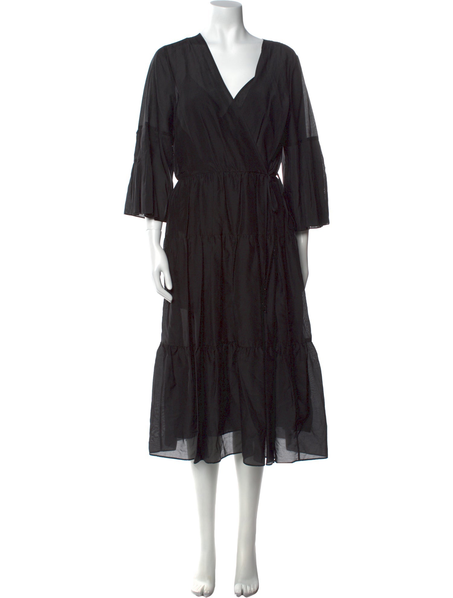Kobi Halperin V-Neck Midi Length Dress