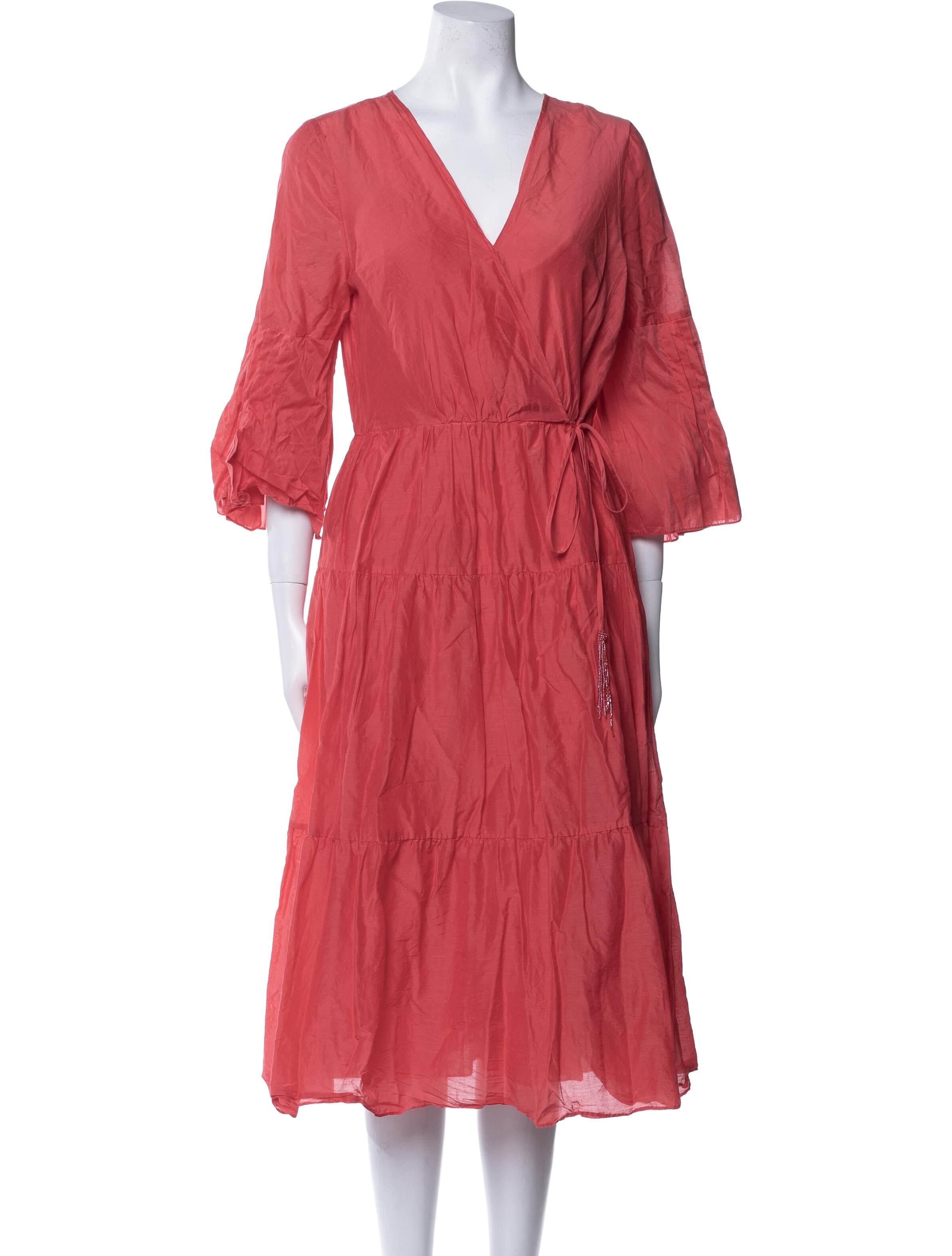 Kobi Halperin V-Neck Midi Length Dress