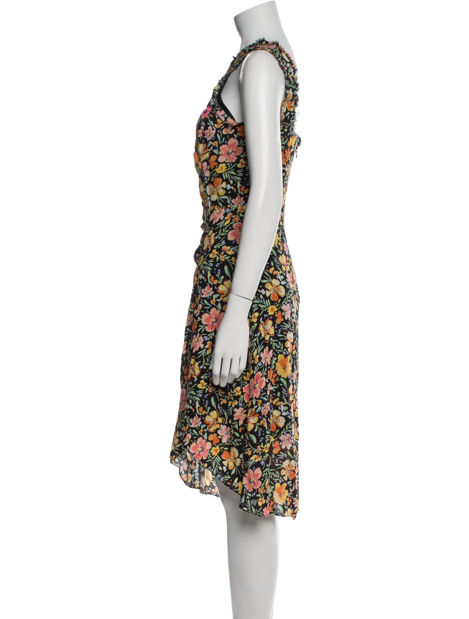 Kobi Halperin Silk Midi Length Dress
