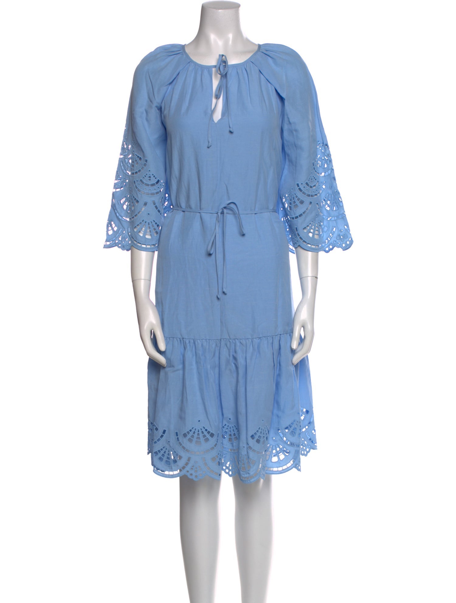 Kobi Halperin Tie Neck Knee-Length Dress w/ Tags