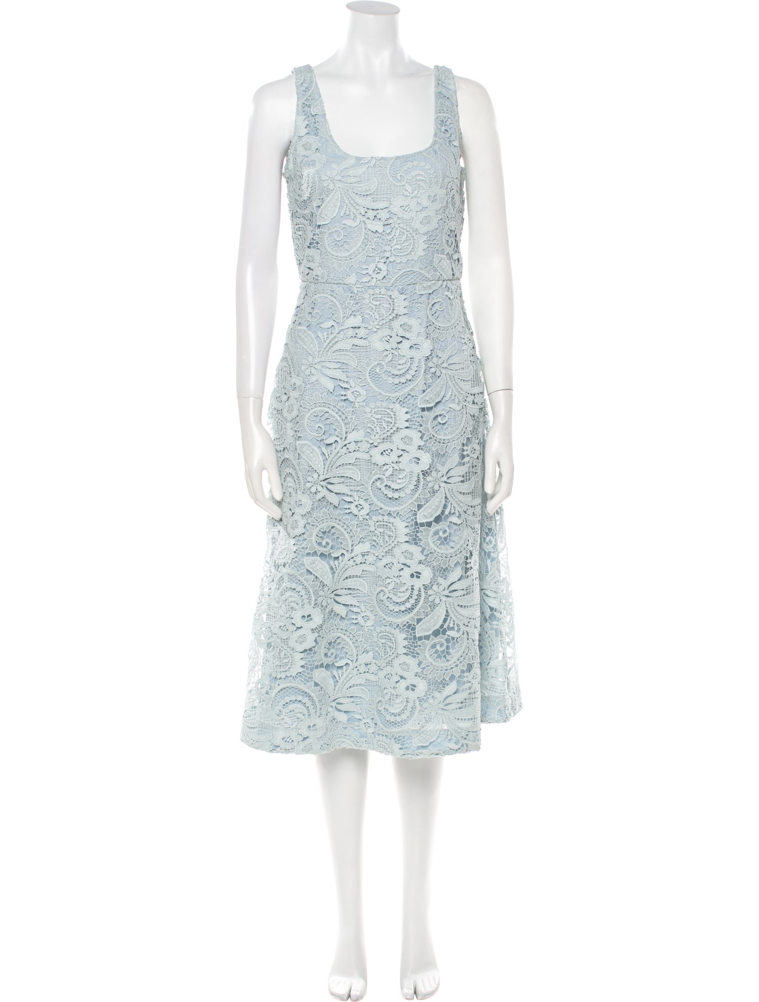 Kobi Halperin Scoop Neck Midi Length Dress
