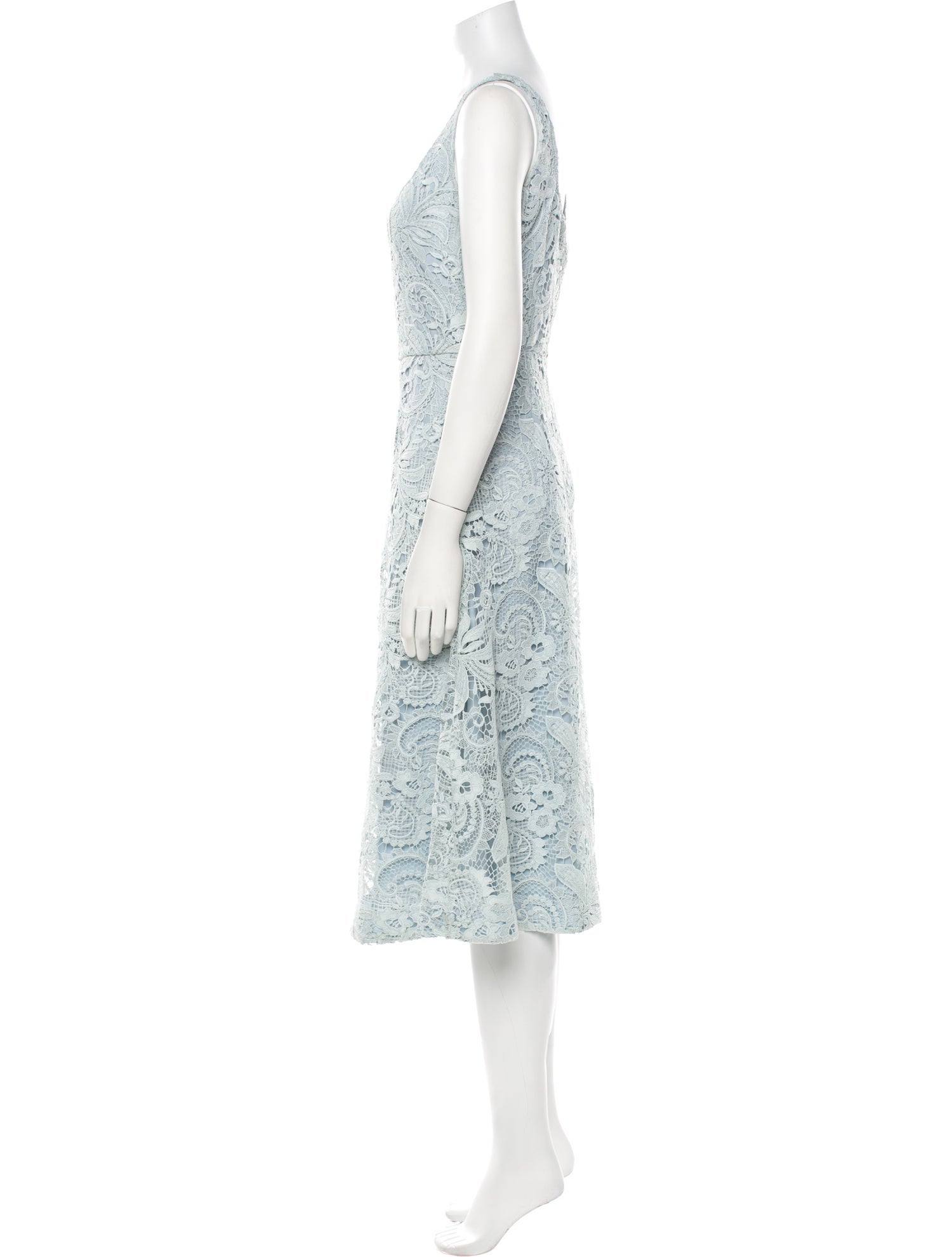 Kobi Halperin Scoop Neck Midi Length Dress