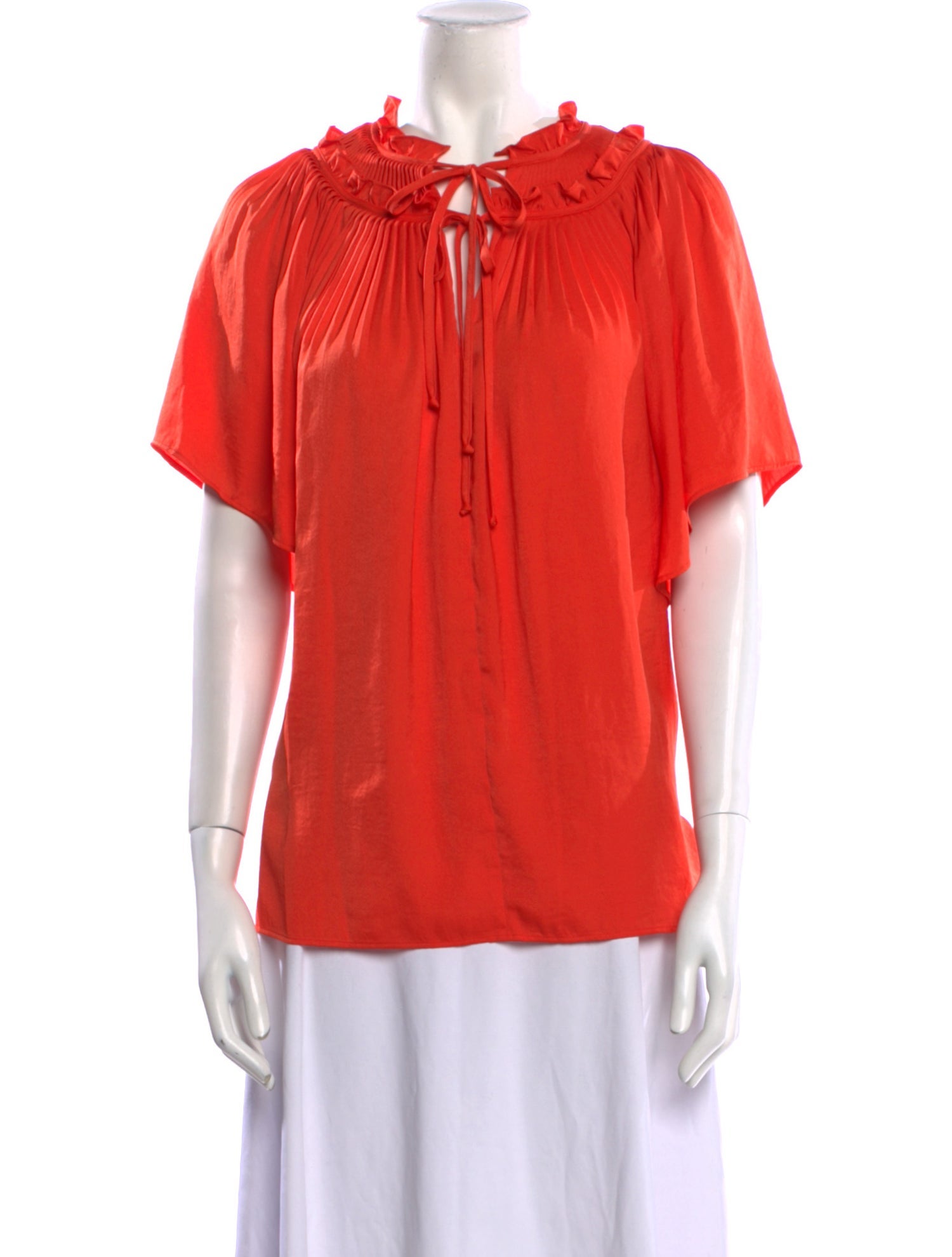 Kobi Halperin Silk Crew Neck Blouse w/ Tags