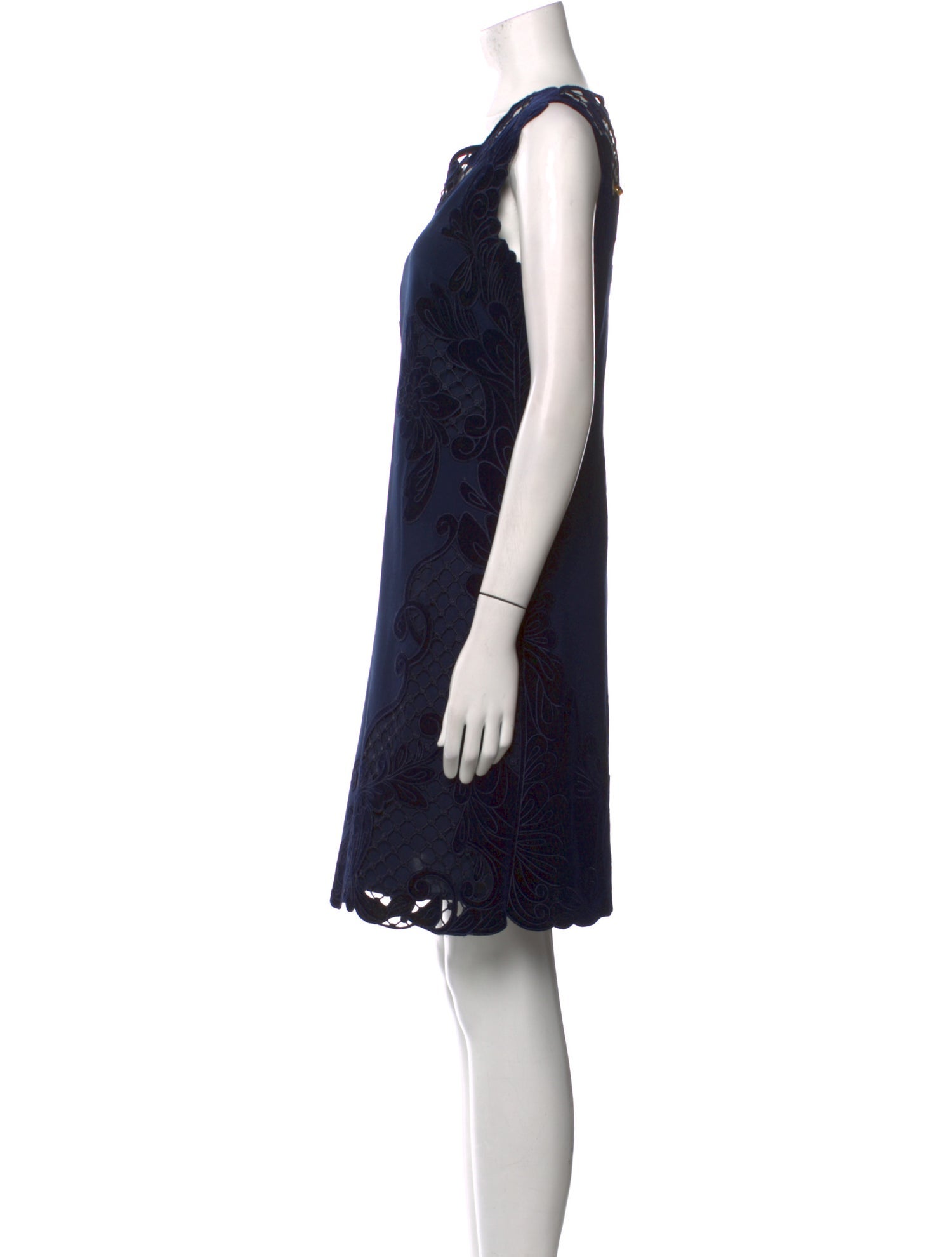 Kobi Halperin Scoop Neck Knee-Length Dress