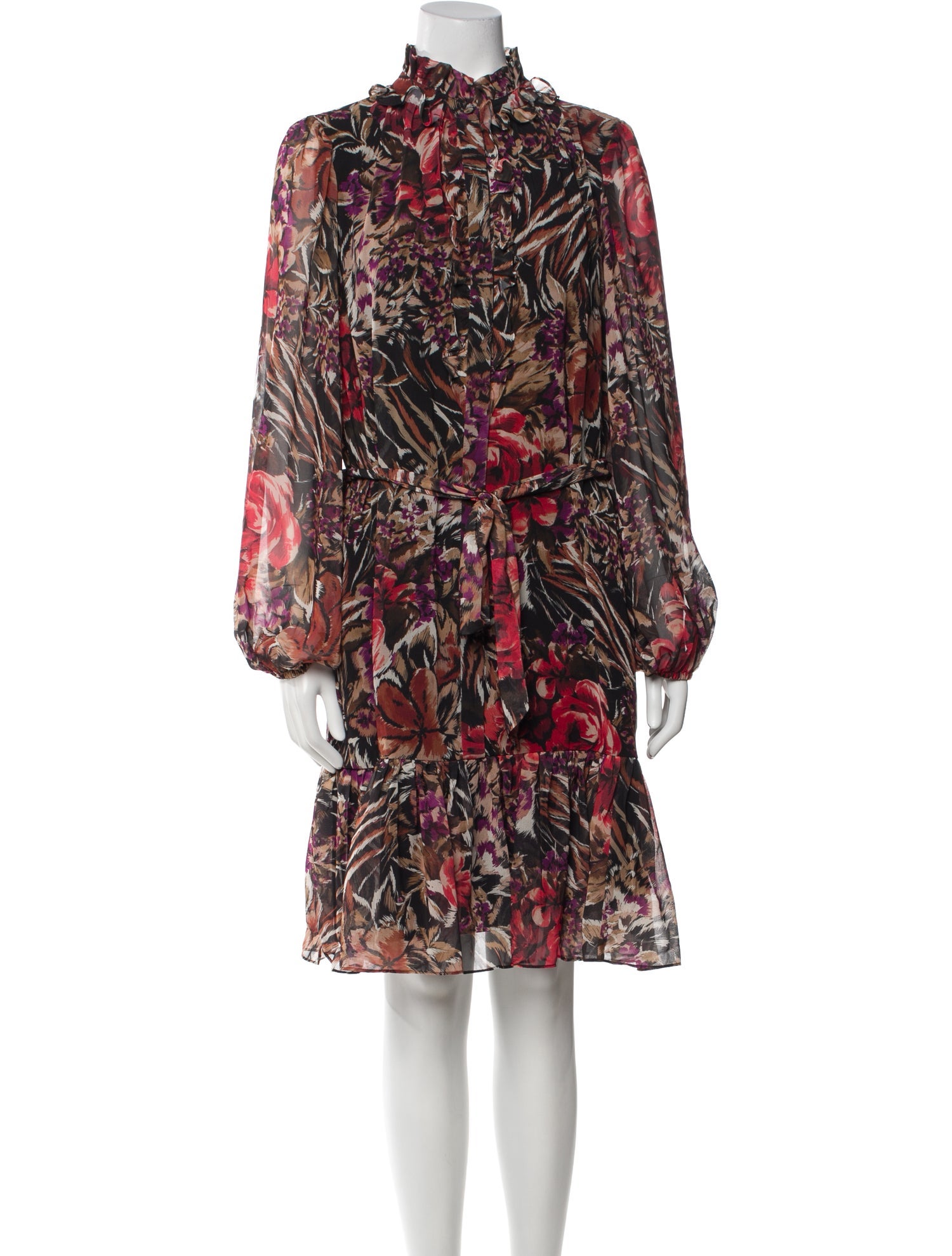 Kobi Halperin Floral Print Mini Dress