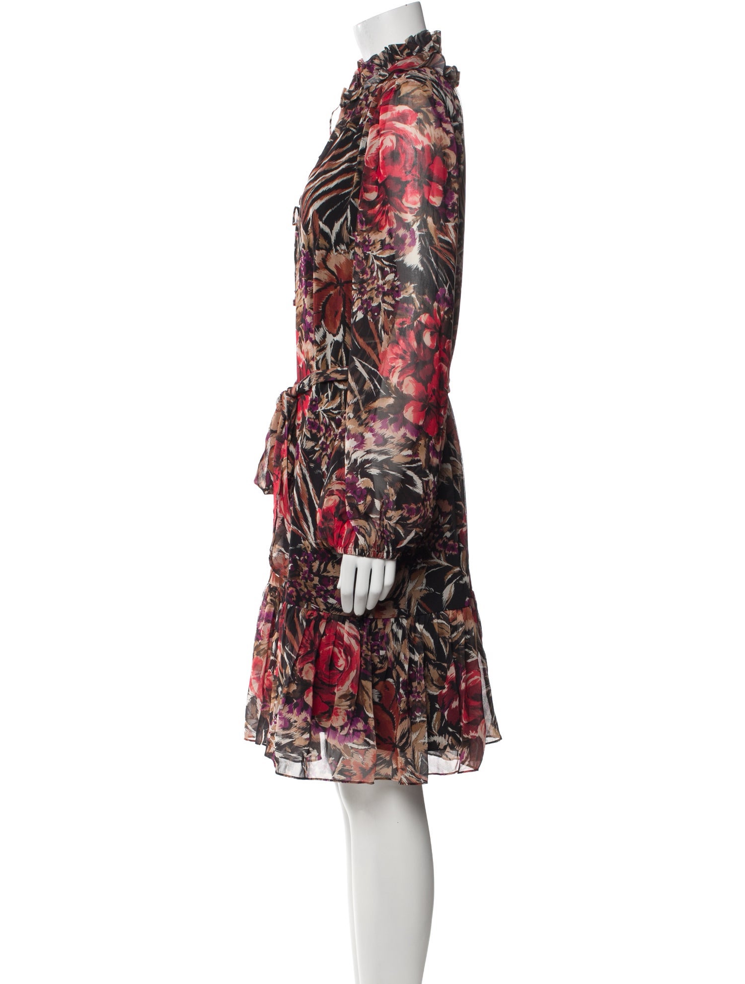 Kobi Halperin Floral Print Mini Dress