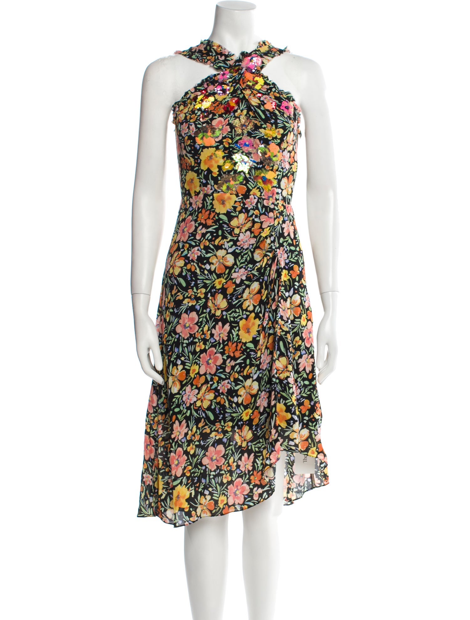 Kobi Halperin Silk Midi Length Dress