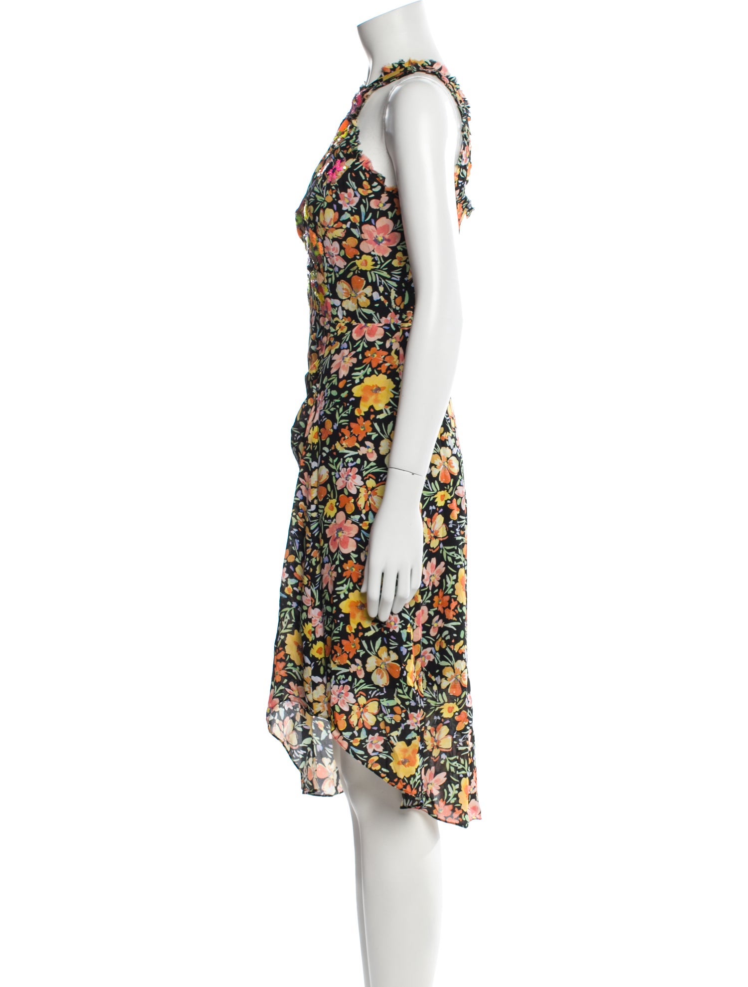 Kobi Halperin Silk Midi Length Dress