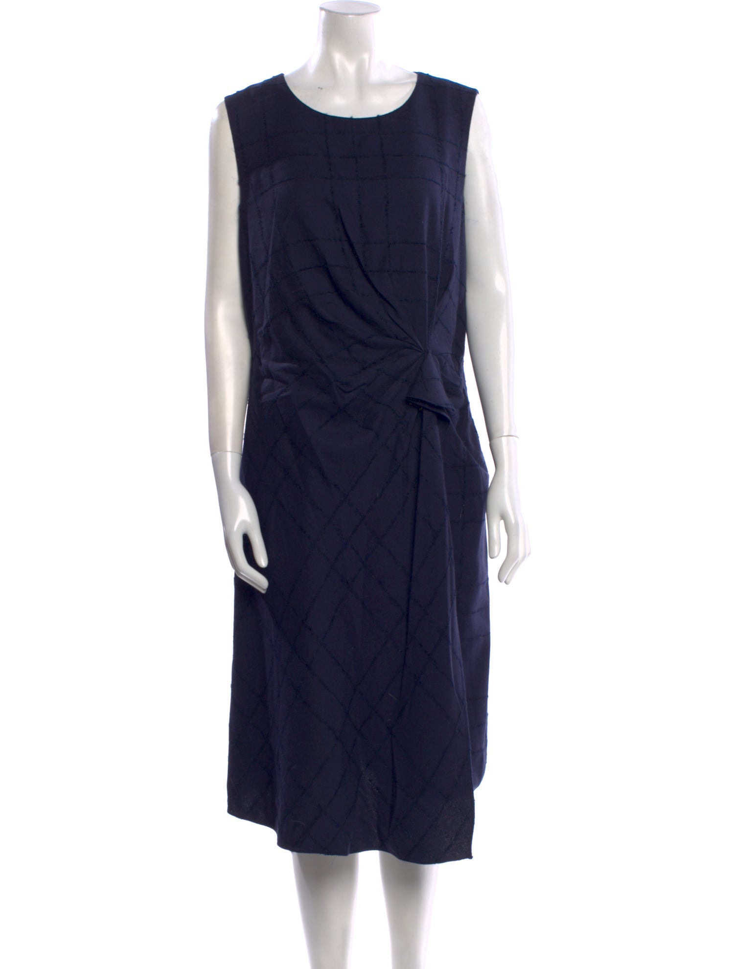 Kobi Halperin Scoop Neck Midi Length Dress