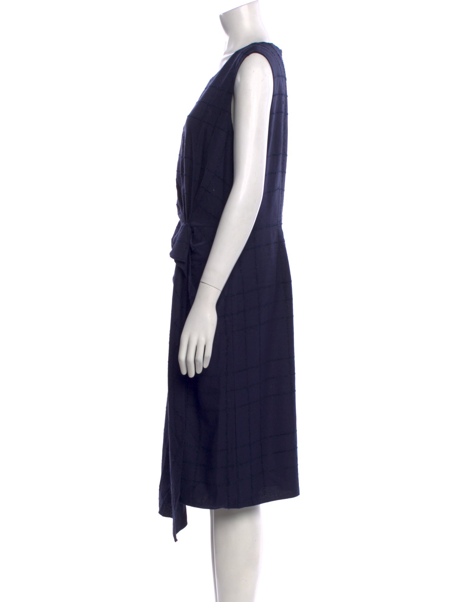 Kobi Halperin Scoop Neck Midi Length Dress