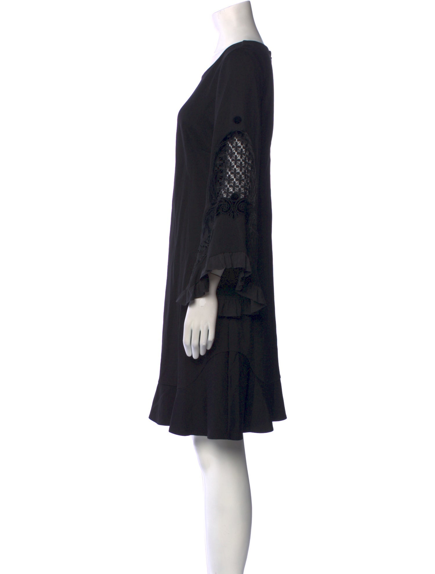 Kobi Halperin Bateau Neckline Knee-Length Dress