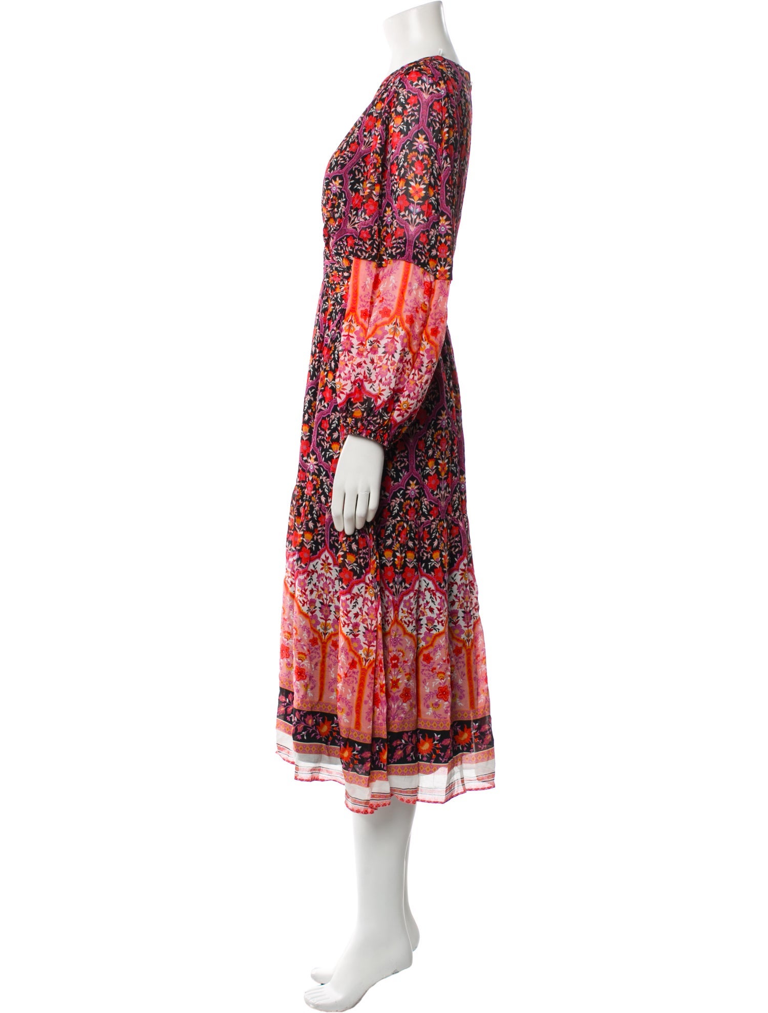 Kobi Halperin Printed Midi Length Dress