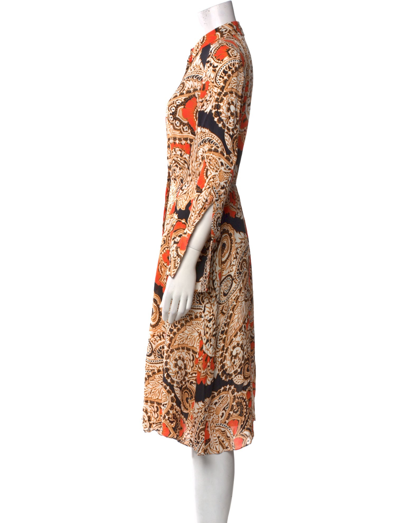 Kobi Halperin Silk Knee-Length Dress