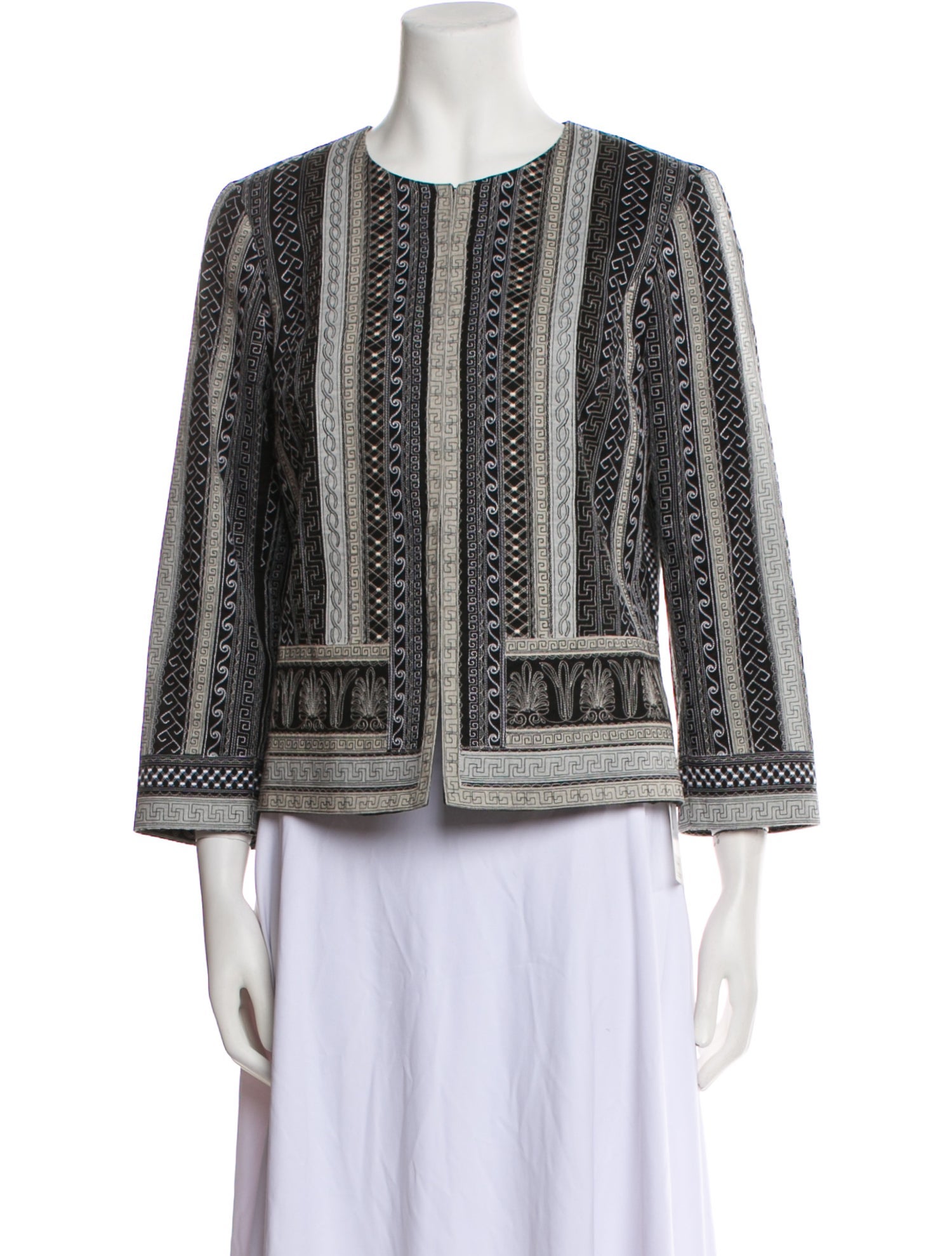 Kobi Halperin Tweed Pattern Evening Jacket