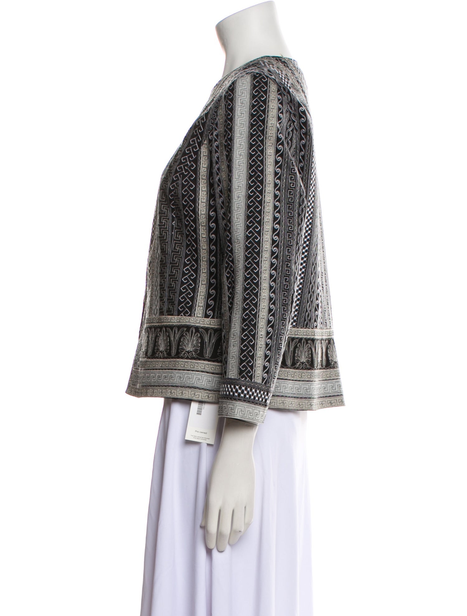 Kobi Halperin Tweed Pattern Evening Jacket