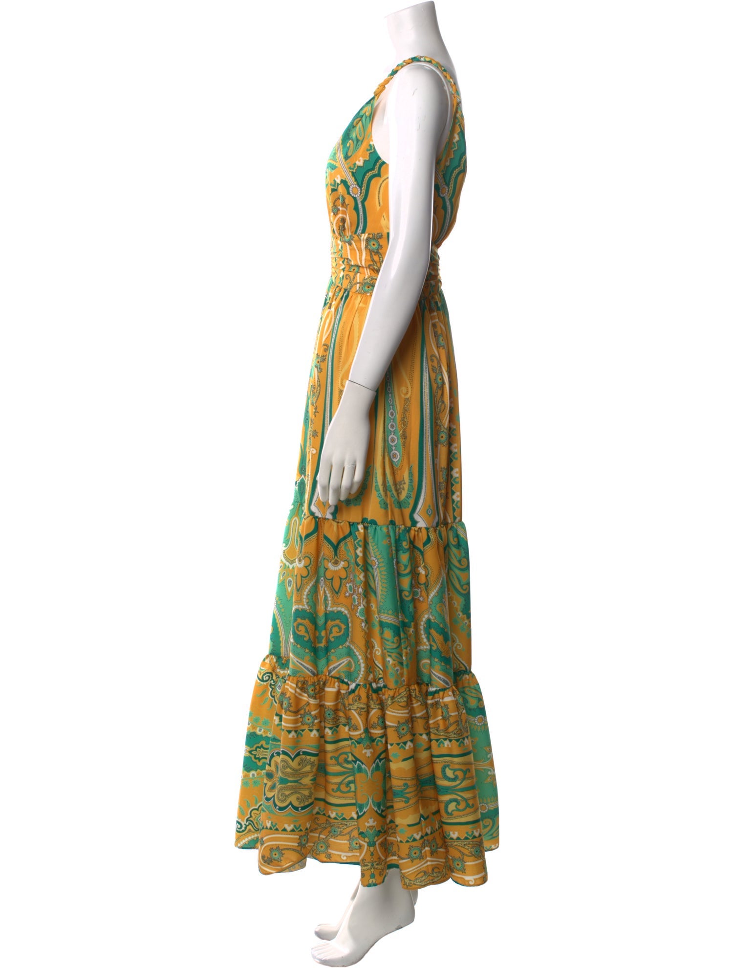 Kobi Halperin Printed Long Dress w/ Tags