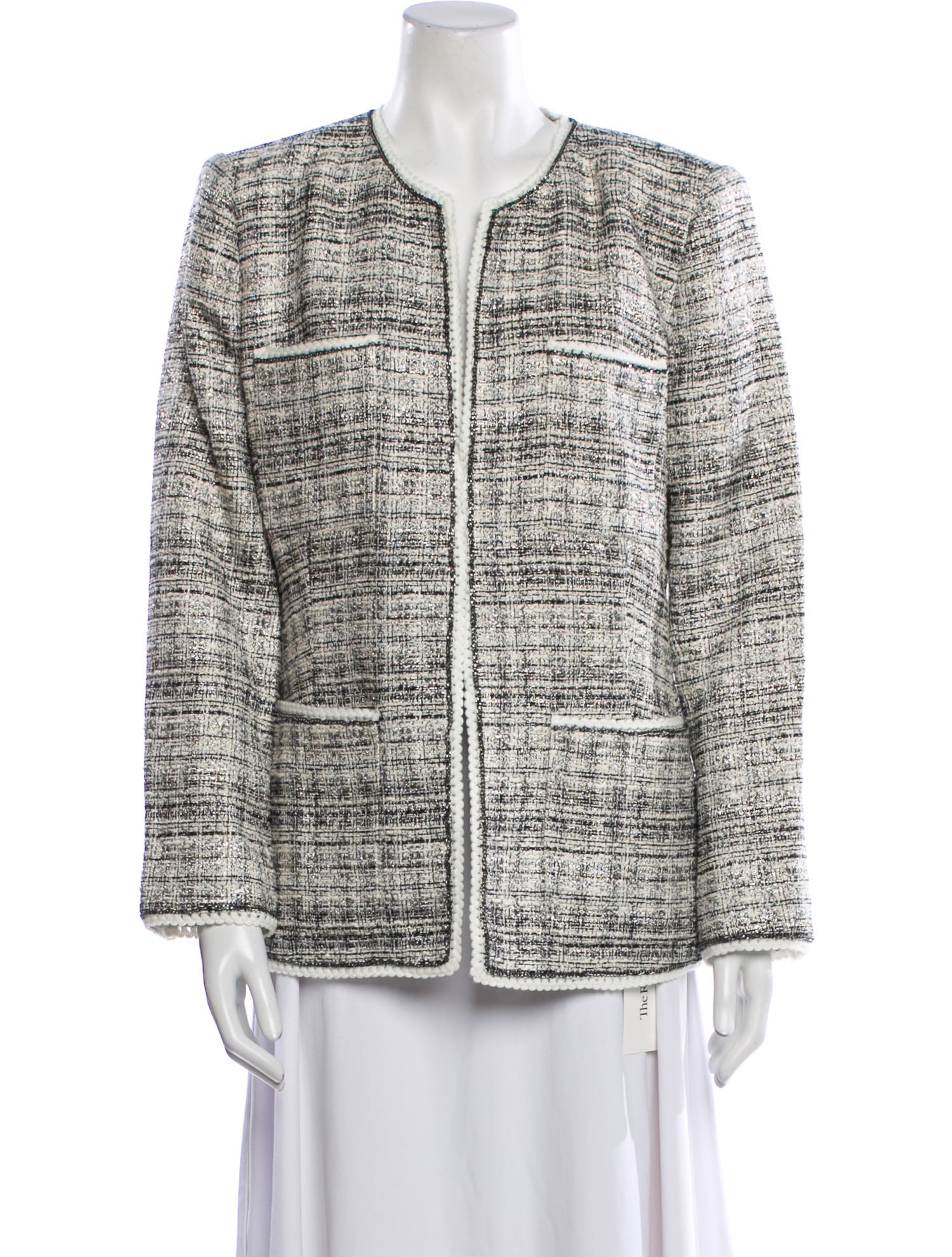 Kobi Halperin Tweed Pattern Evening Jacket w/ Tags