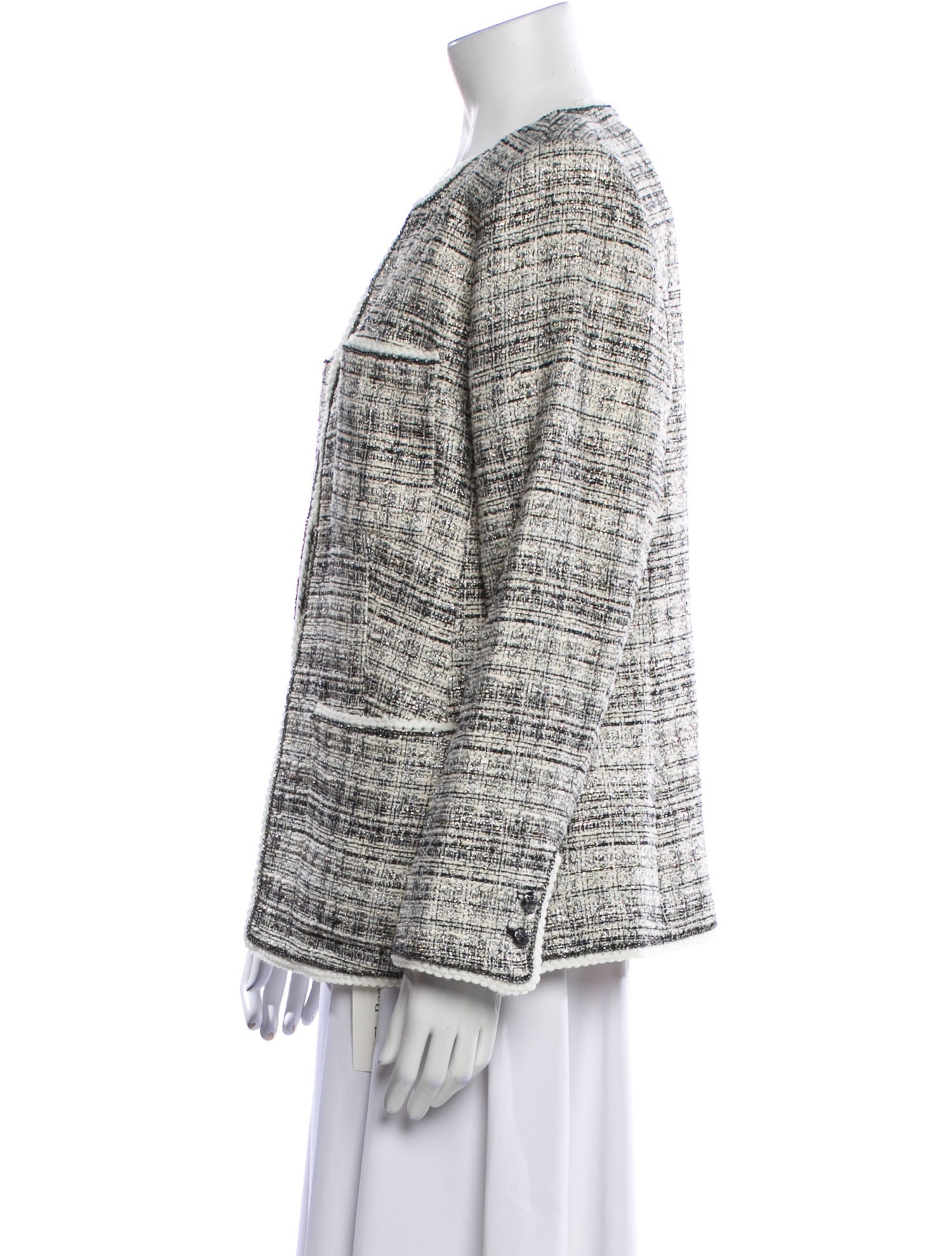 Kobi Halperin Tweed Pattern Evening Jacket w/ Tags