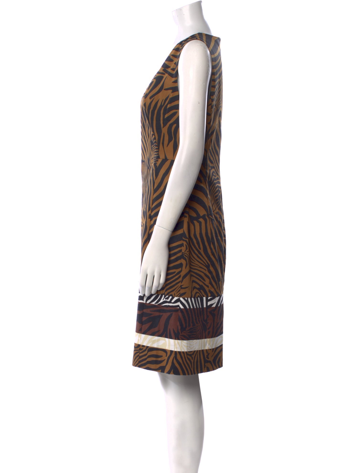 Kobi Halperin Printed Knee-Length Dress