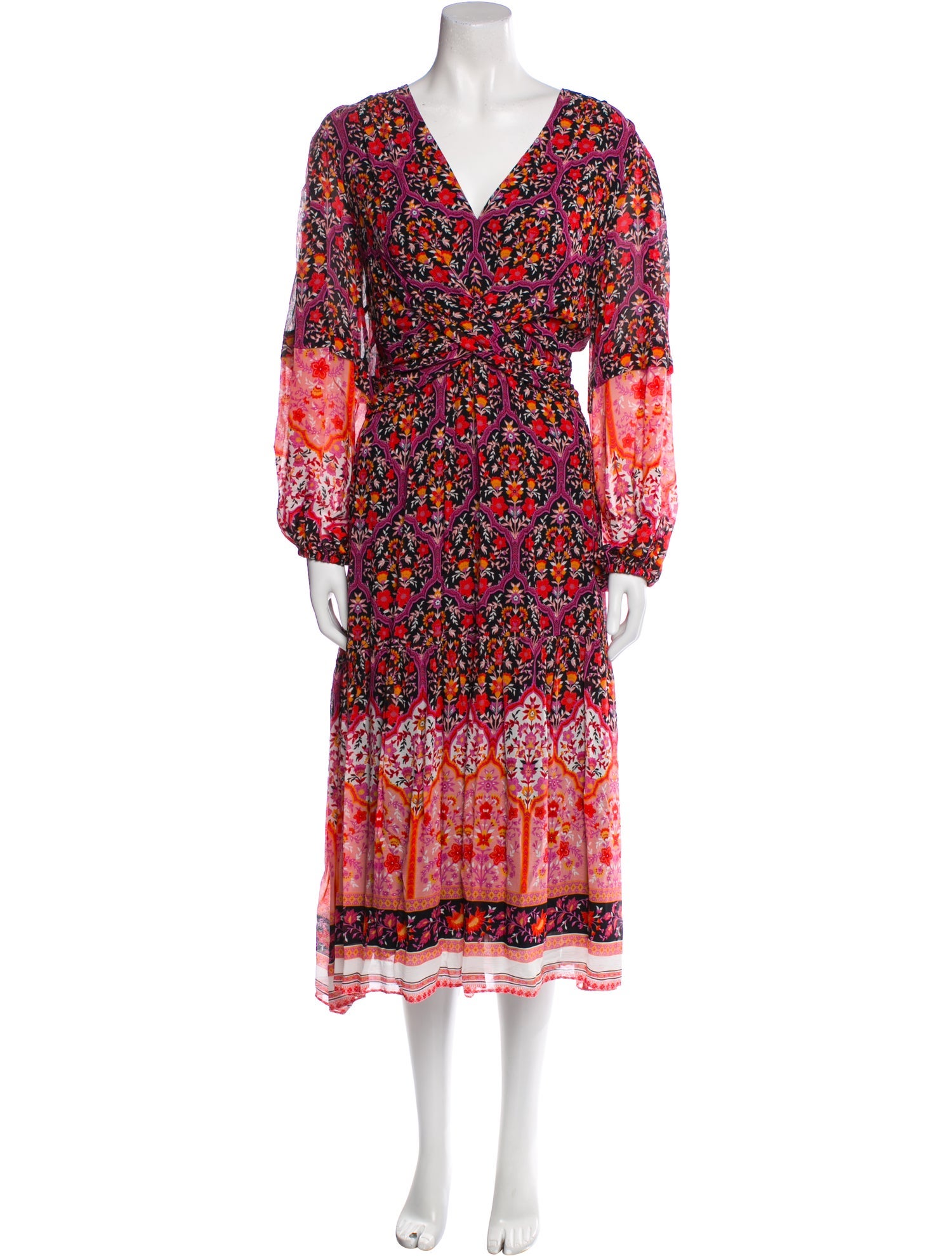 Kobi Halperin Floral Print Long Dress