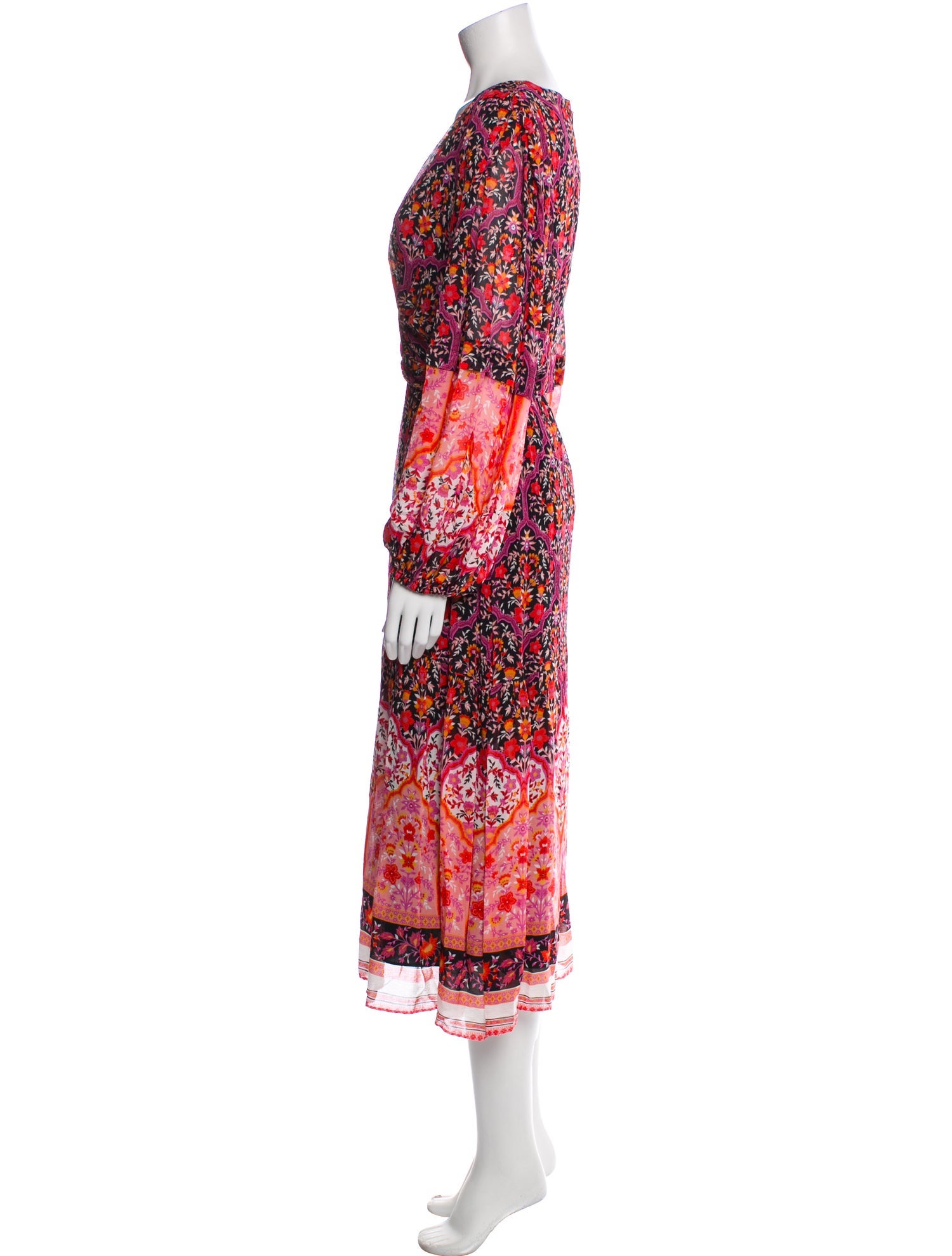 Kobi Halperin Floral Print Long Dress