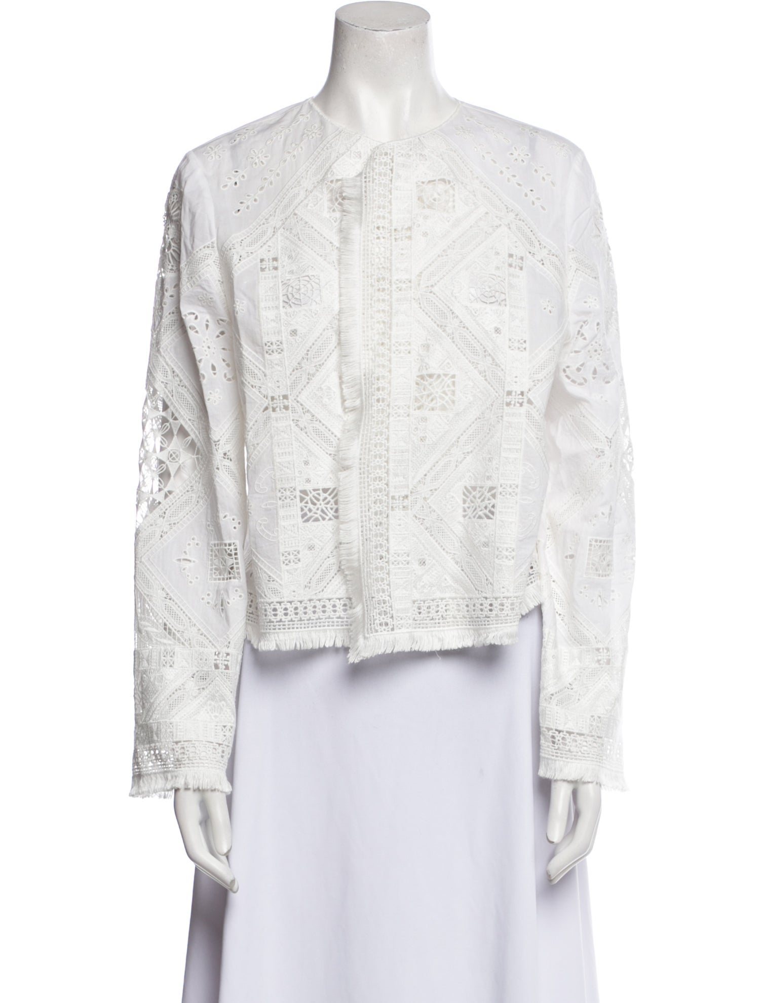 Kobi Halperin Lace Pattern Jacket