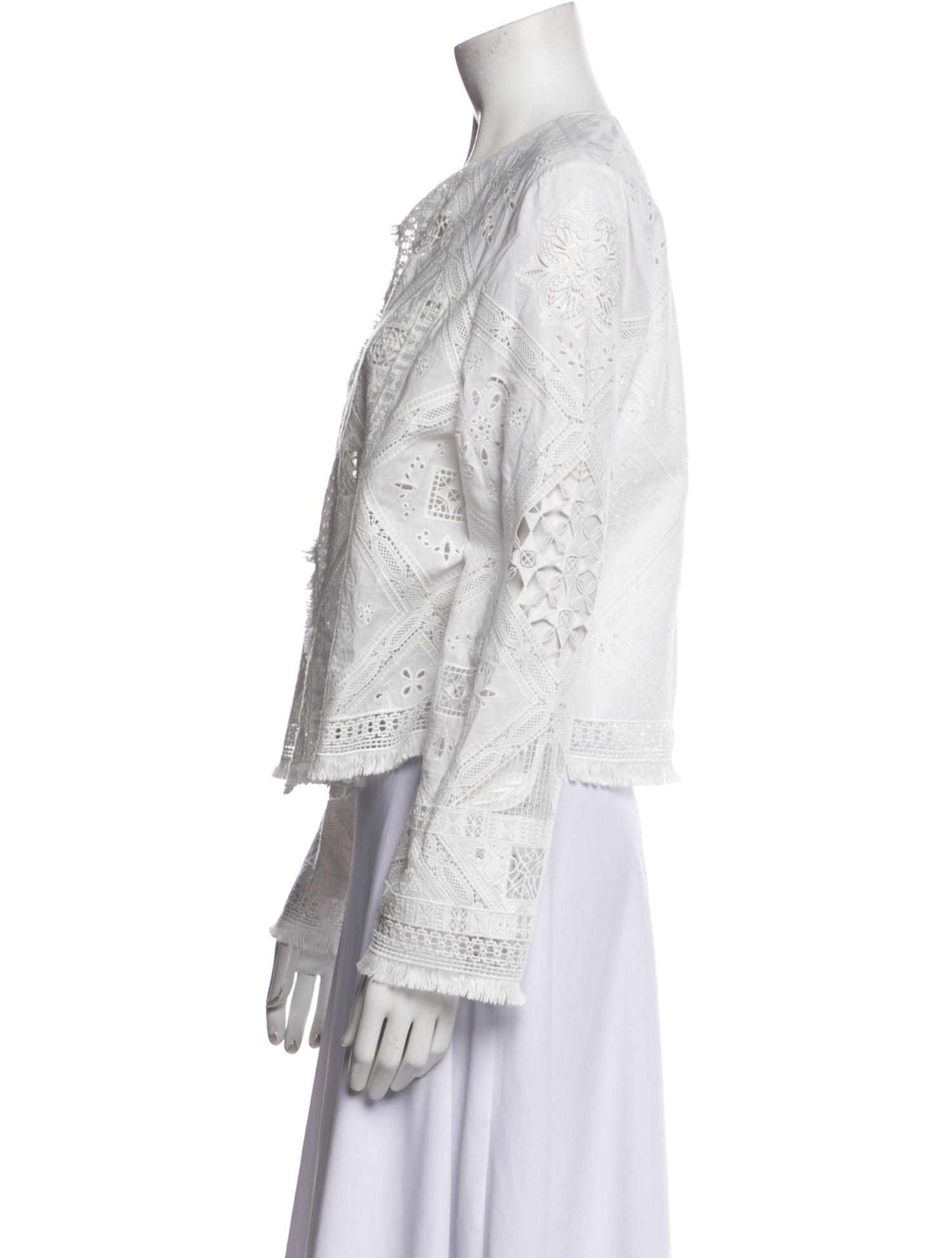Kobi Halperin Lace Pattern Jacket