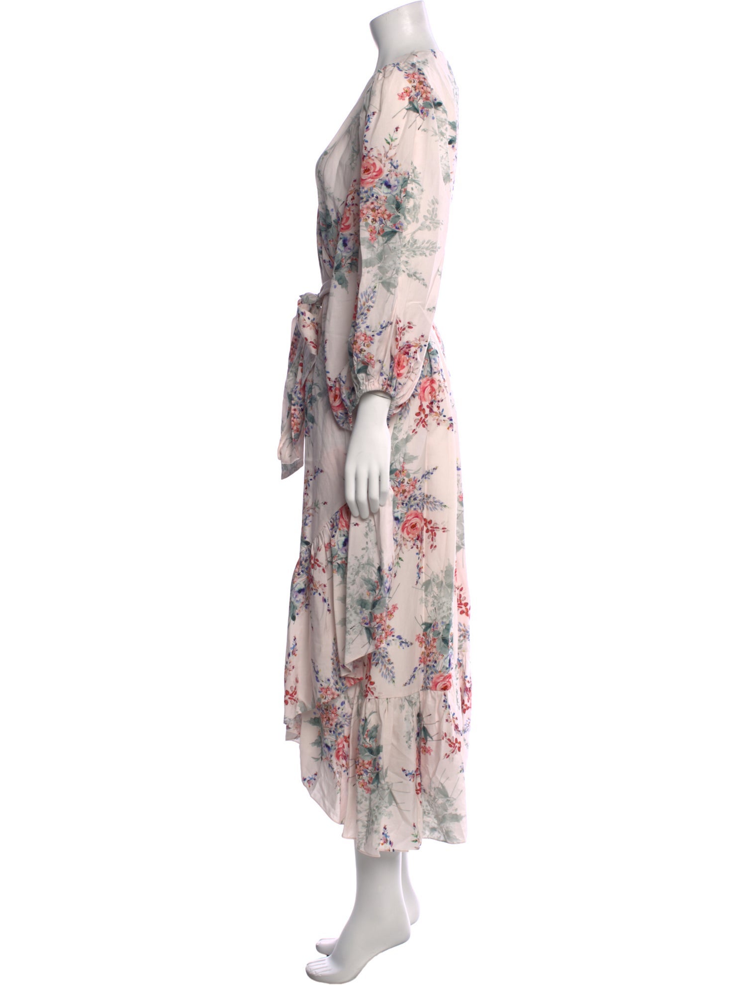 Kobi Halperin Floral Print Long Dress w/ Tags