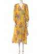 Kobi Halperin Floral Print Long Dress
