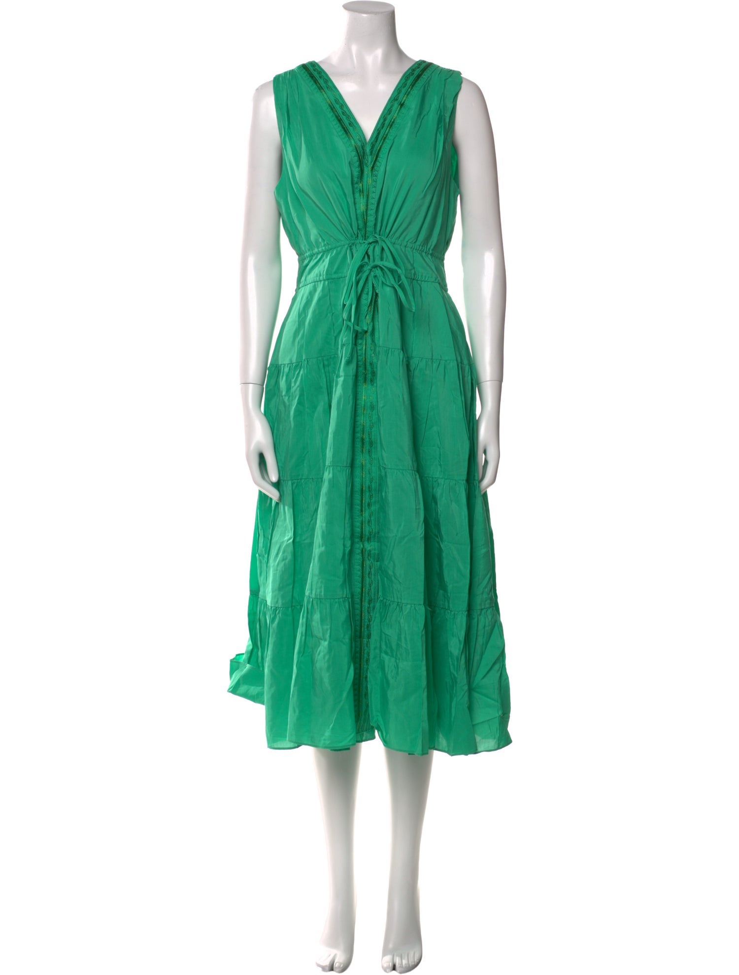 Kobi Halperin V-Neck Midi Length Dress w/ Tags