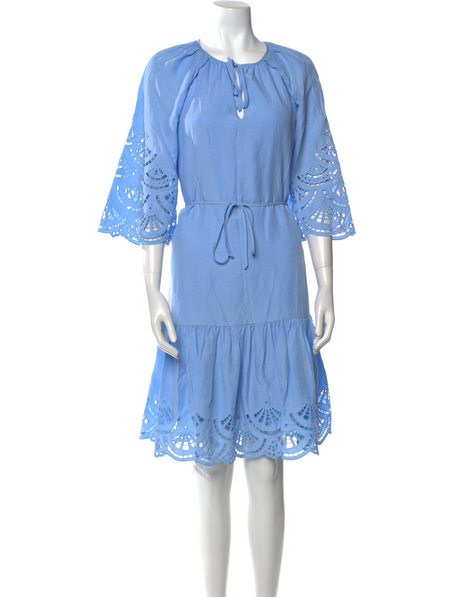 Kobi Halperin Crew Neck Knee-Length Dress