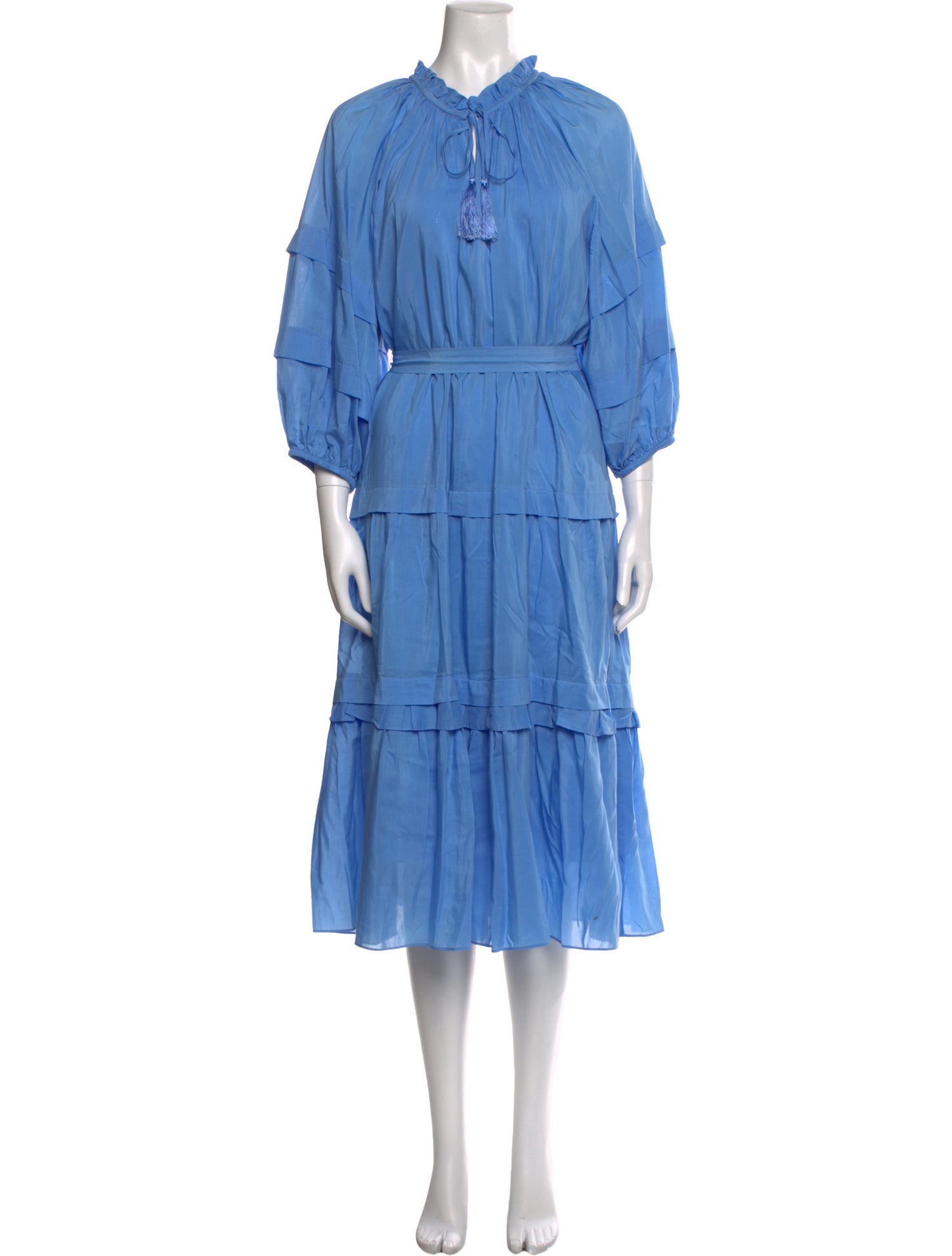 Kobi Halperin Mock Neck Midi Length Dress