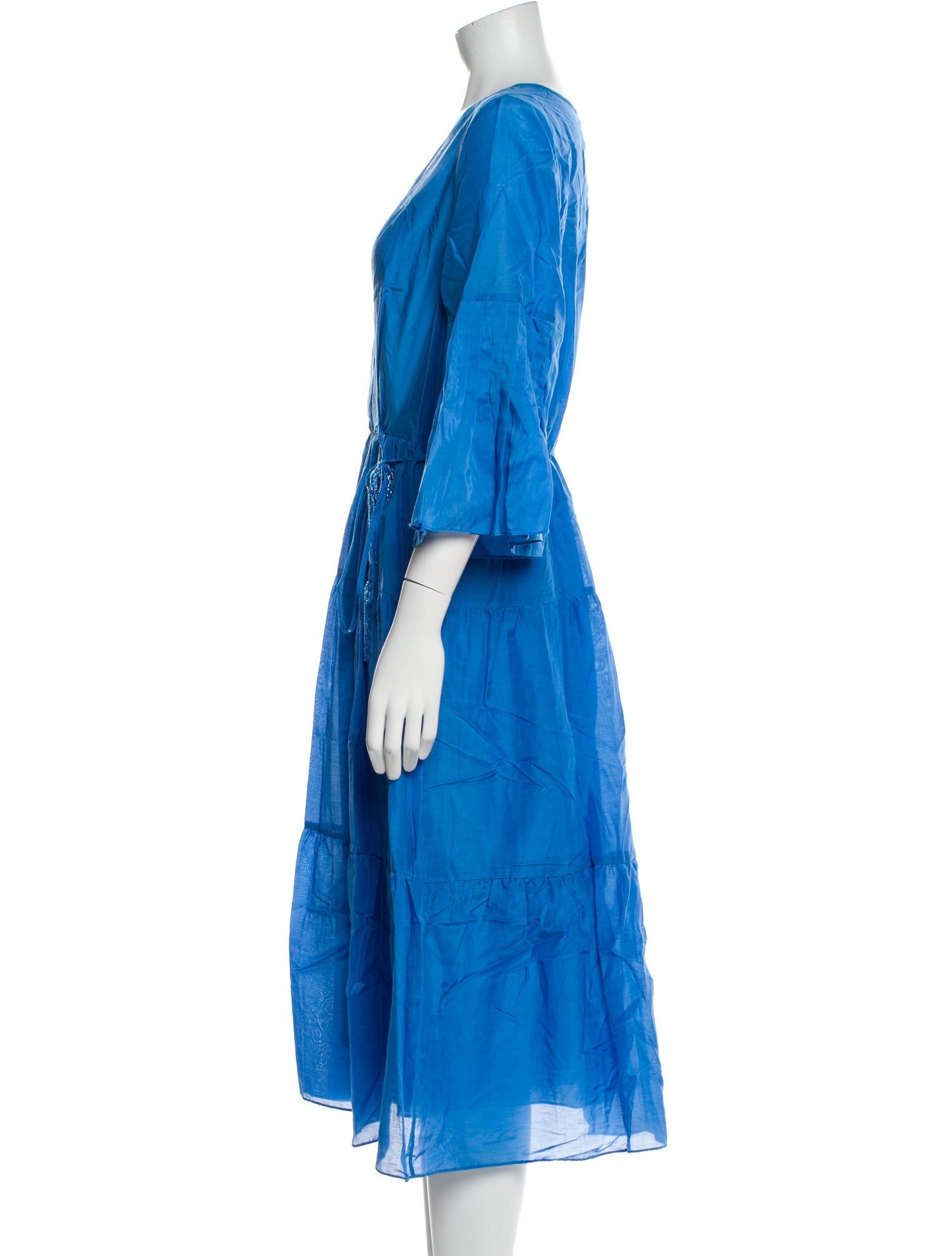 Kobi Halperin V-Neck Midi Length Dress w/ Tags