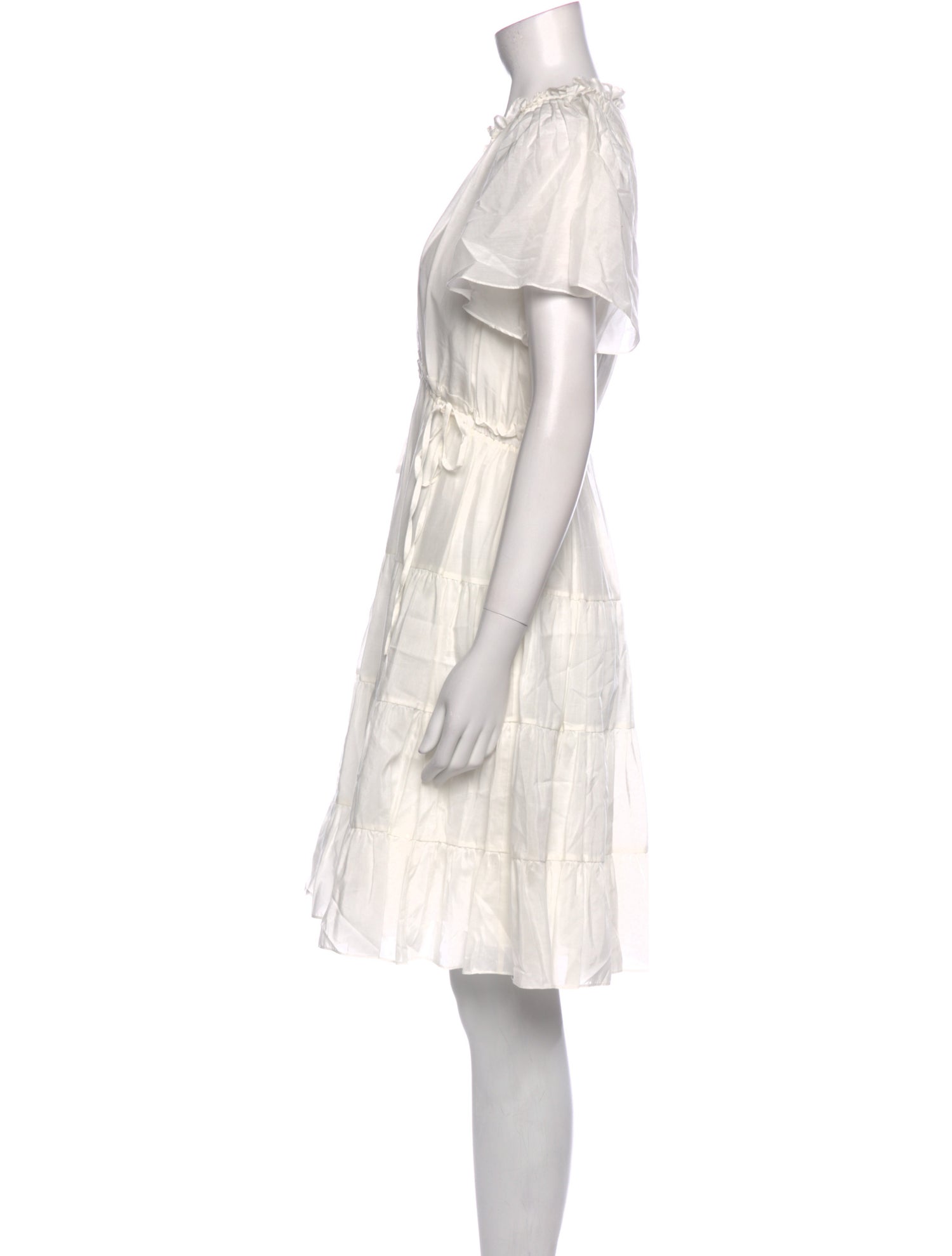 Kobi Halperin V-Neck Knee-Length Dress